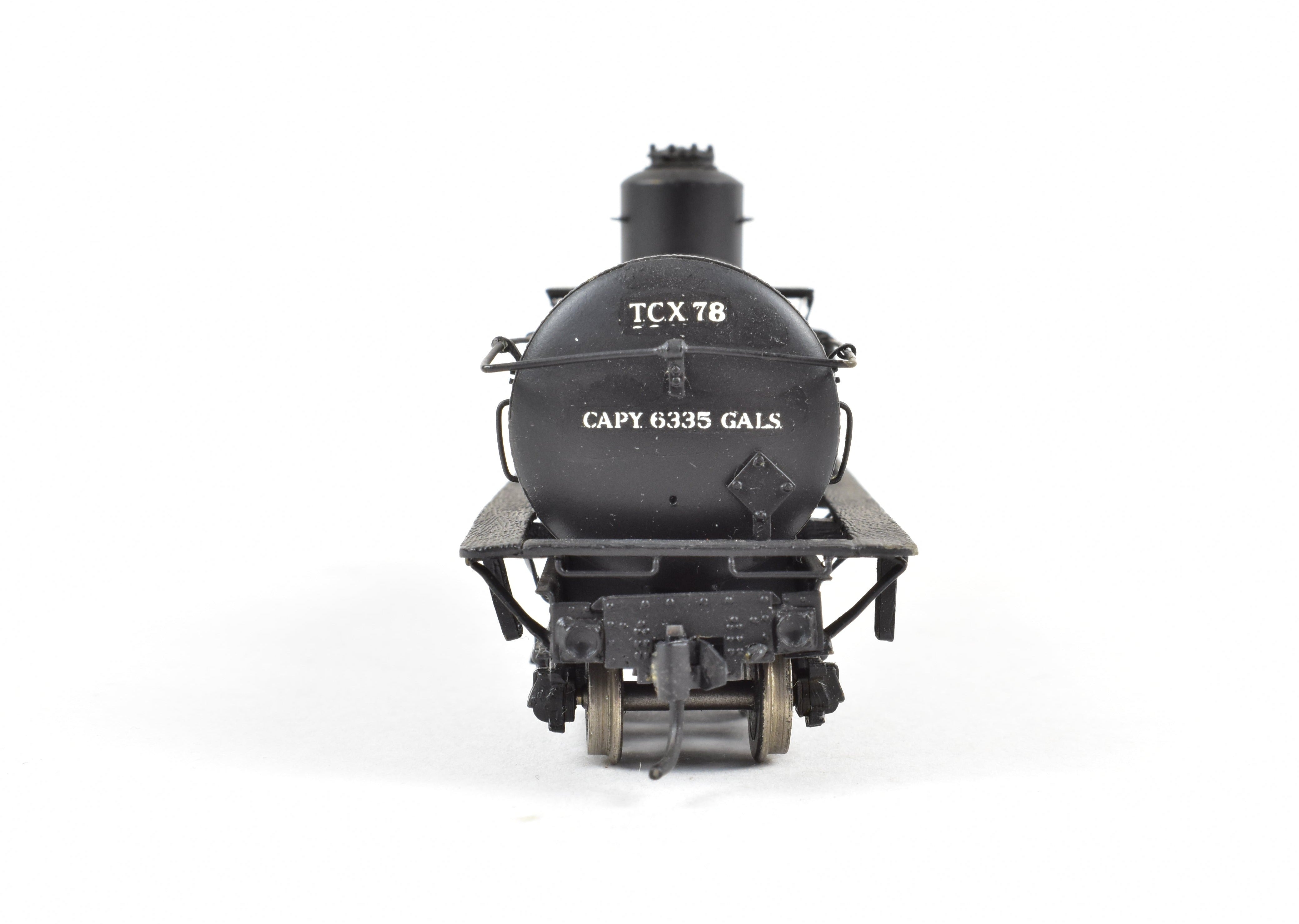HOn3 Precision Scale Co. Brass TCX - Texaco Single Dome Tank Car TCX 76