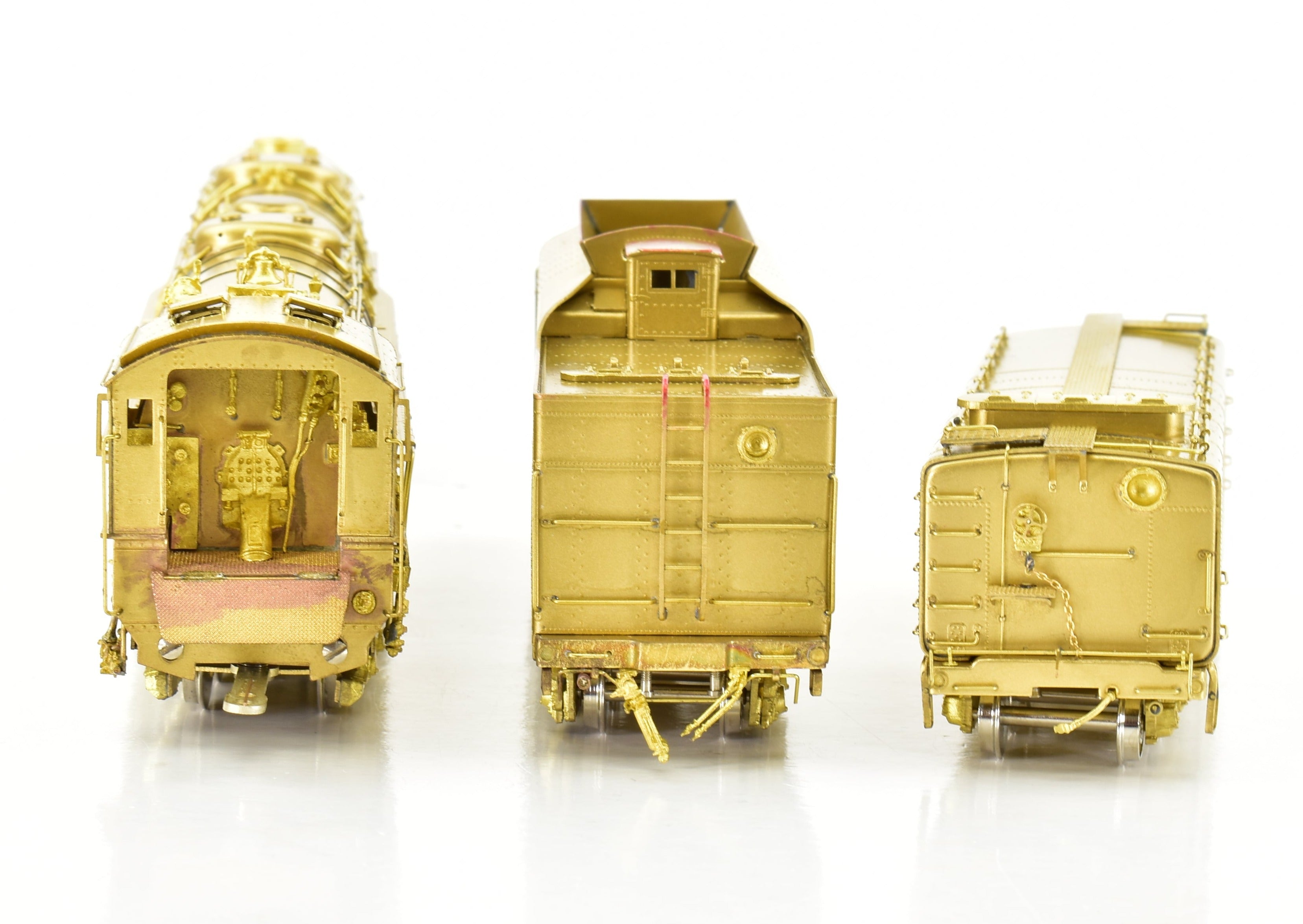 HO Scale Brass Model Train Key Imports Norfolk & Western Class A 2-6-6-4 Steam Locomotive with Auxiliary Water Car