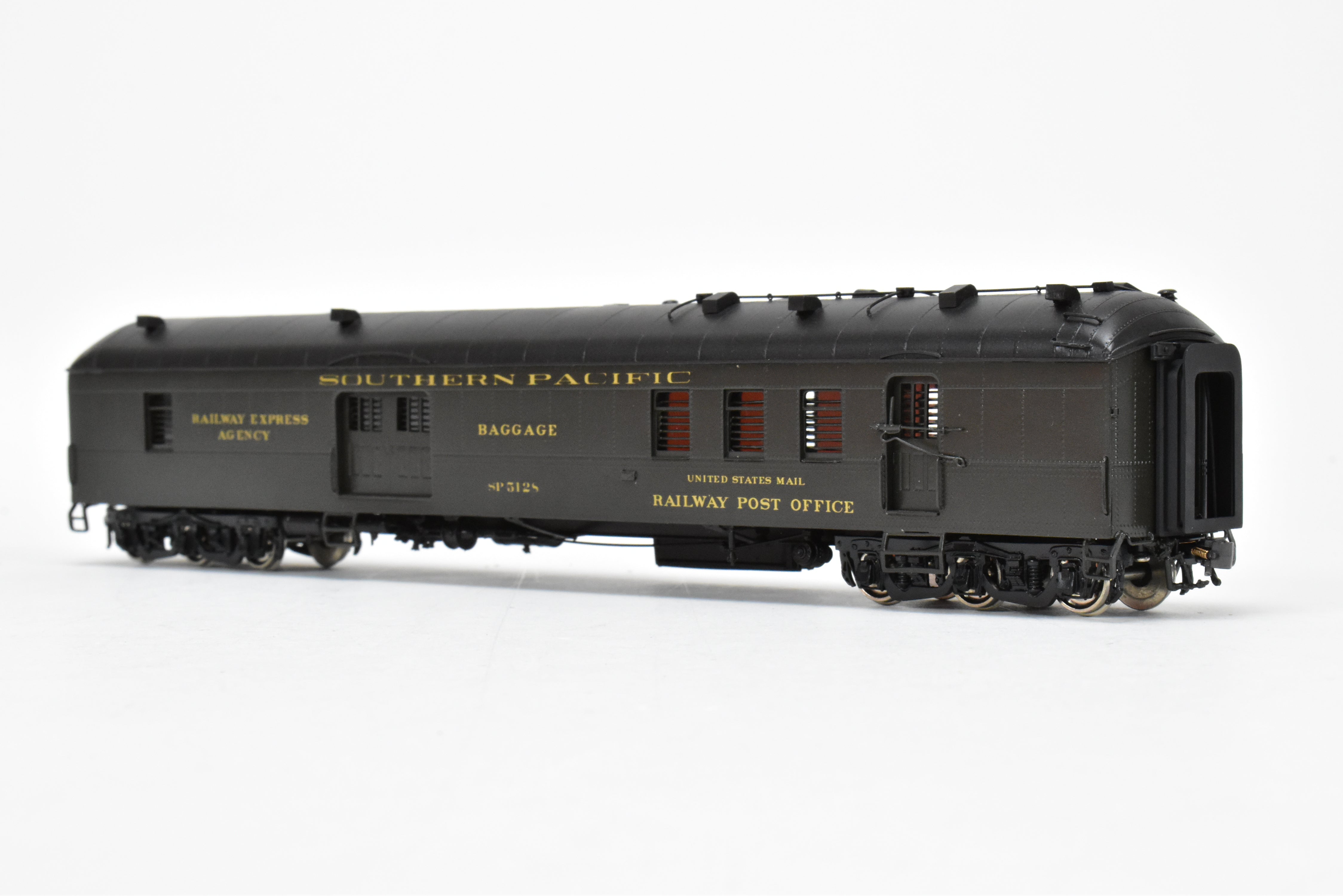 HO Scale Brass Precision Scale Co. Model of Southern Pacific Harriman RPO/Baggage Car 70 - BP - 30 - 2 with Incorrect Packaging