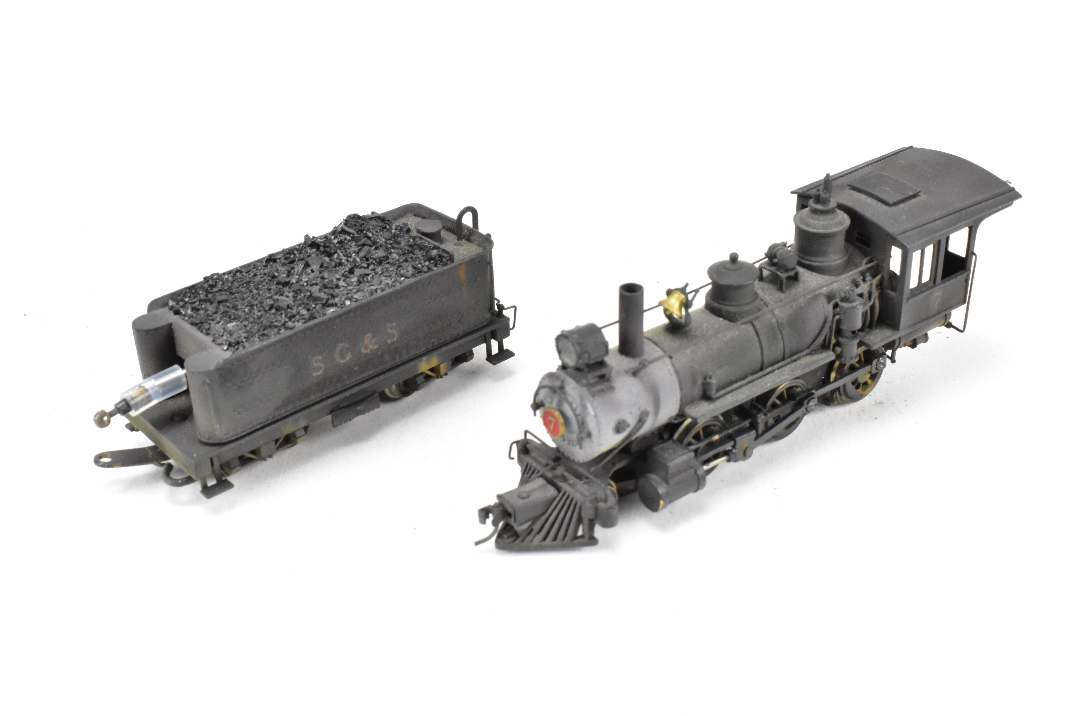 HOn3 Brass Porter Mogul 2-6-0 CP Model by Far East Distributors, Custom Modified