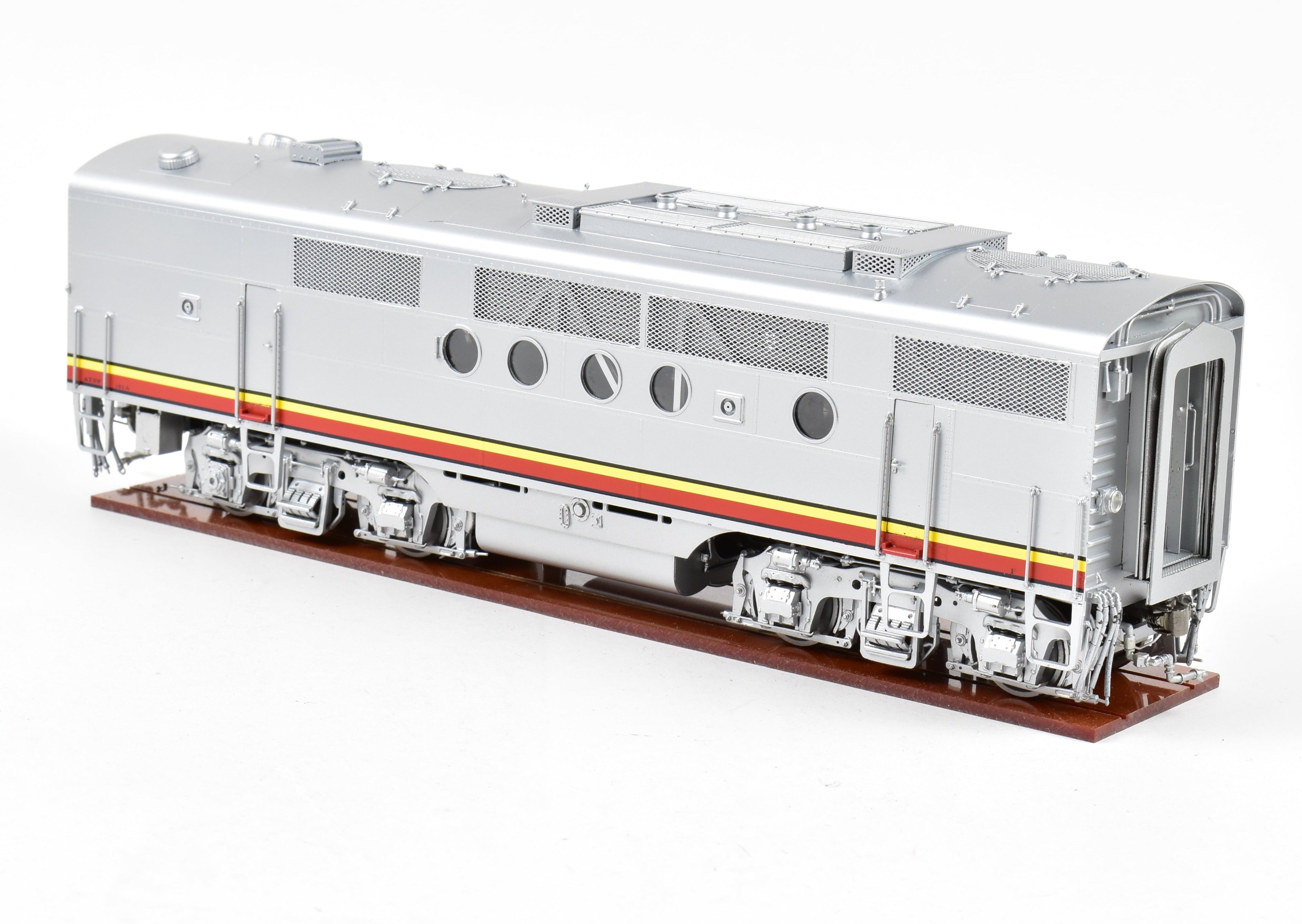 O Scale Imported Brass Key Model Imports AT&SF - Santa Fe EMD FT A-B Set with Factory-Painted Warbonnet for Model Trains