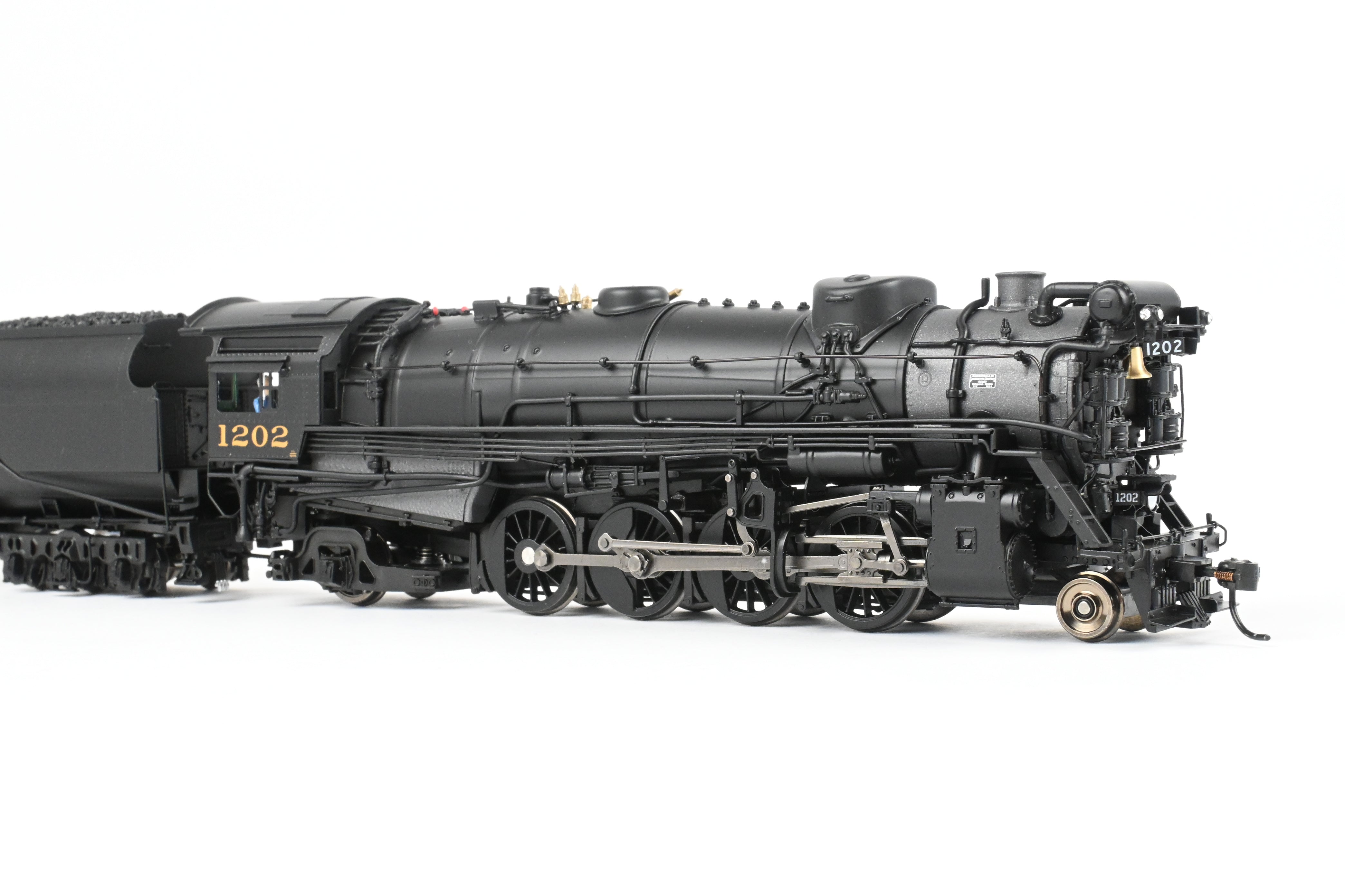 HO NEW Brass Hybrid C&O K-2 2-8-2 Mikado #1202 w/ Smoke & Paragon 4 Sound