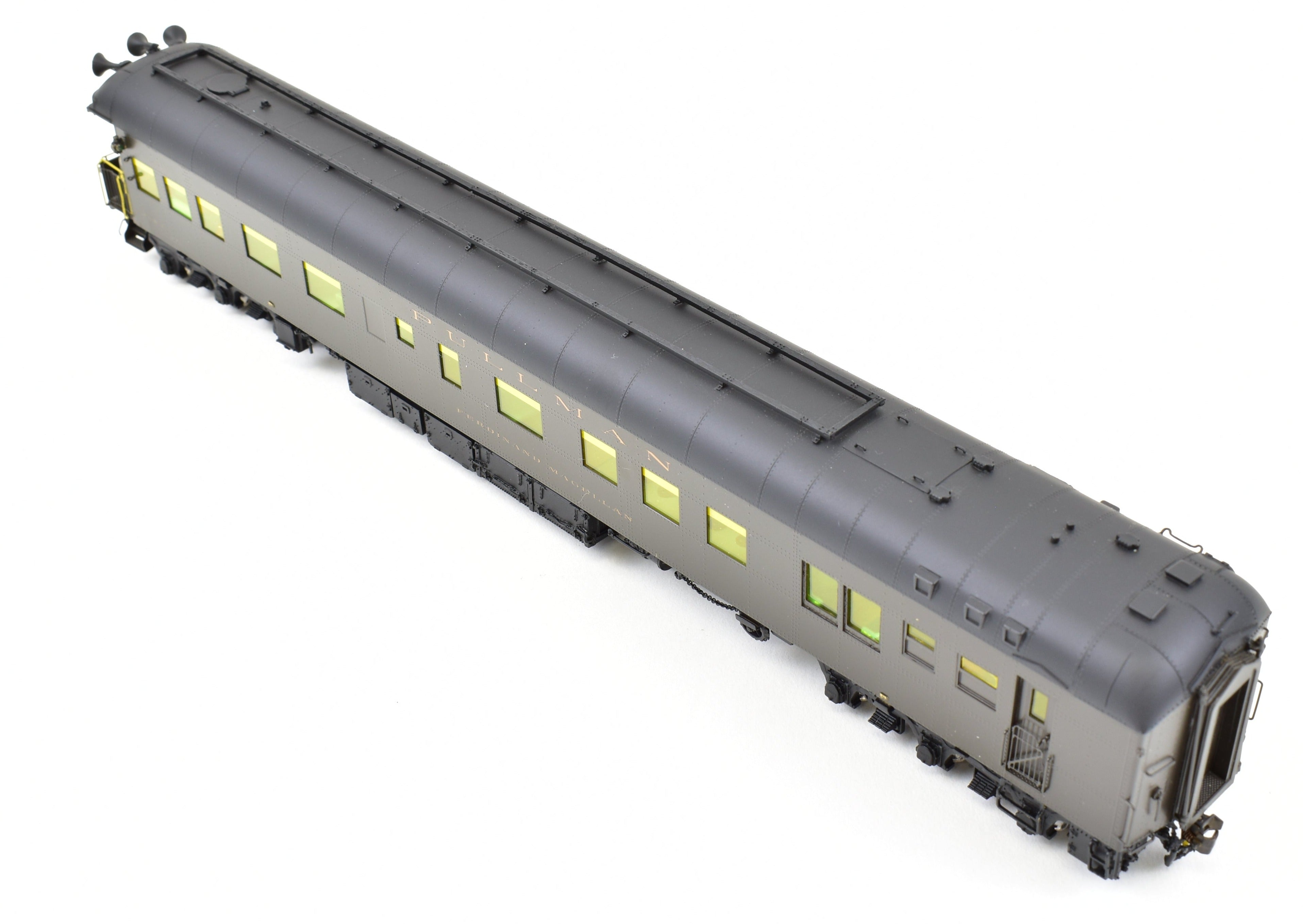 HO Scale Brass Model Pullman USN - 1 Ferdinand Magellan Presidential Car from Overland Models, Inc. Featuring Added Details for Reagan - Era Representation
