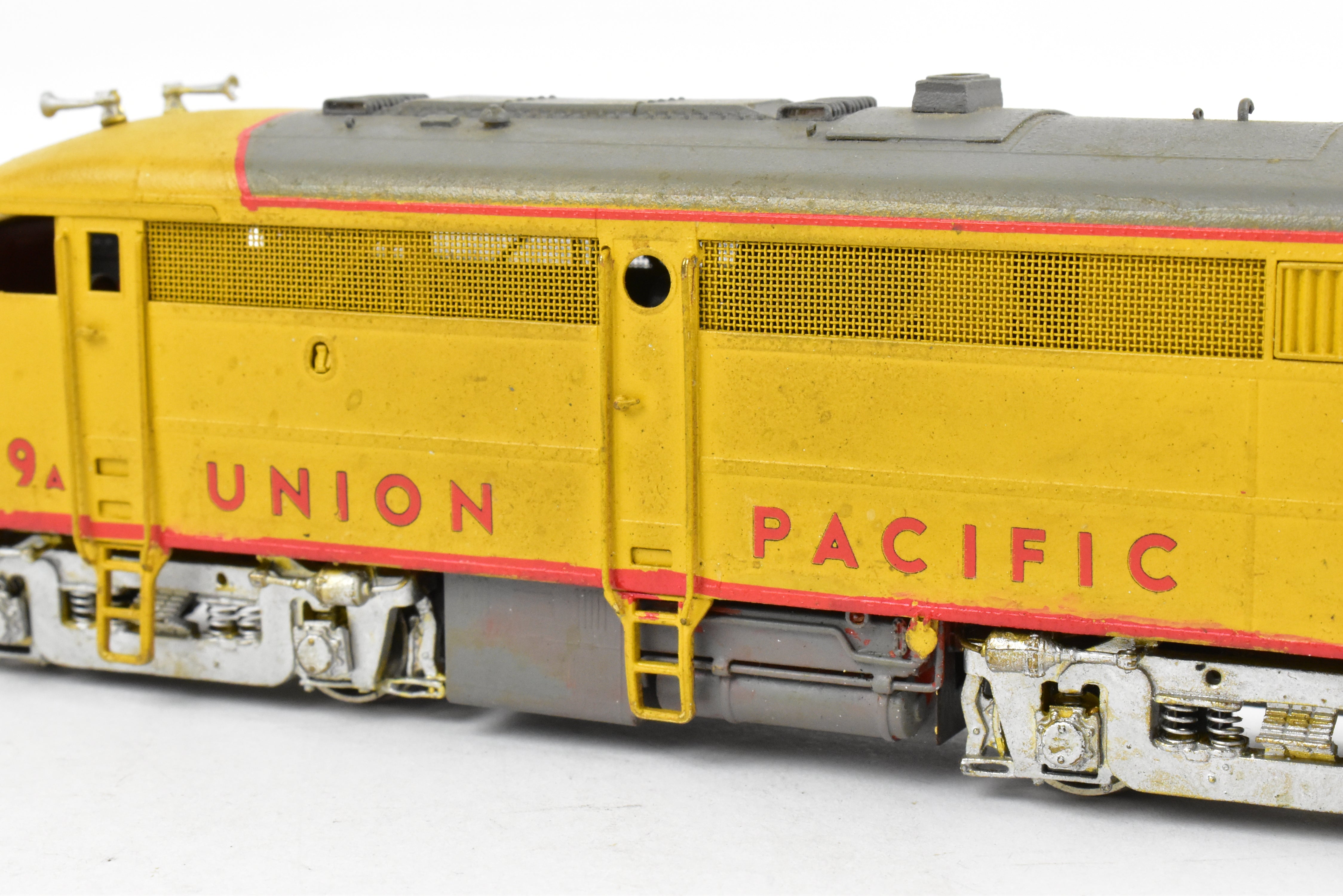 HO Brass OMI UP Union Pacific Alco FA-1 with Dynamic Brakes, Weathered #1639a