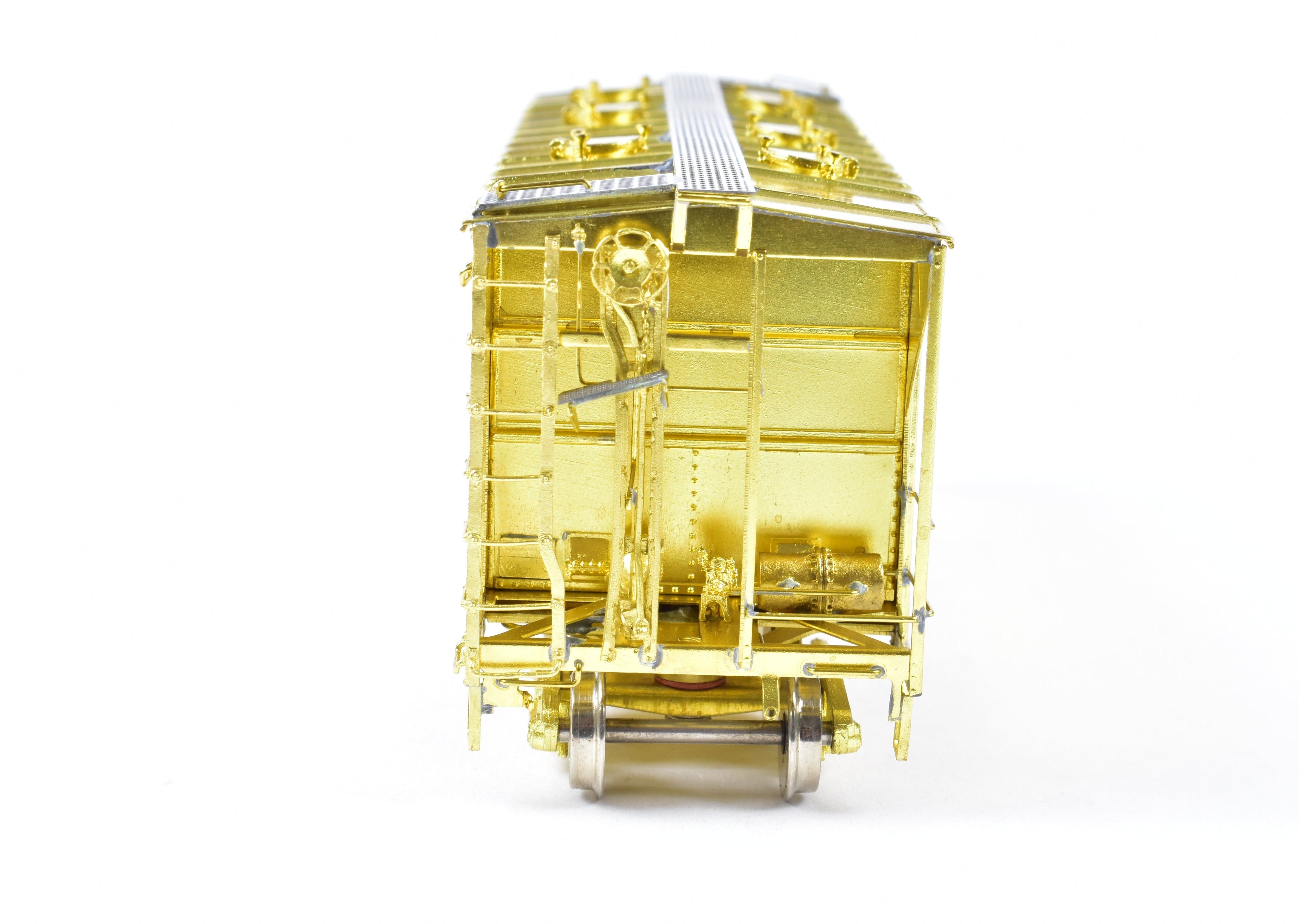 1965 HO Brass Airslide Covered Hopper by OMI w/ Tri - Angular Gussets