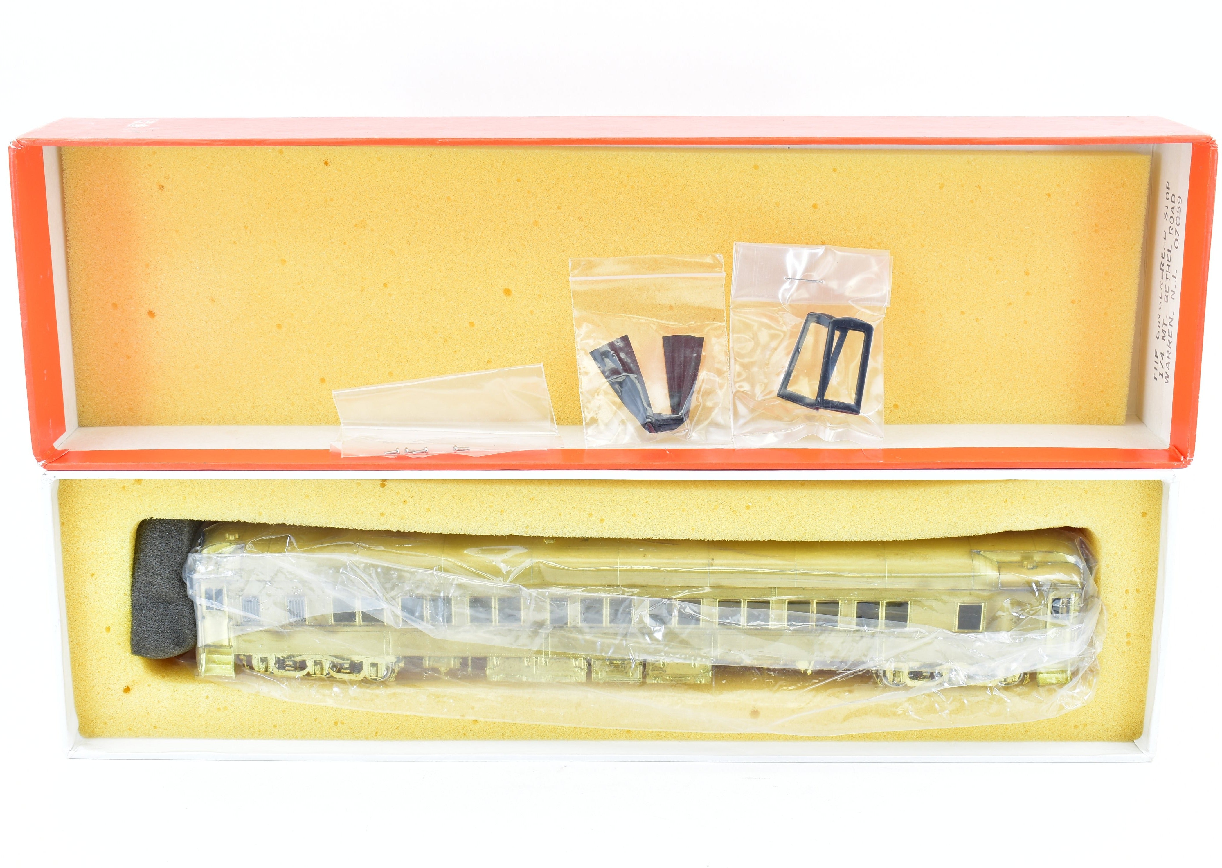 HO Scale Brass Precision Scale Co. (PSC) Pullman 80-Foot Sleeper 10-1-2 Model Plan 3585a with Ice Air Feature