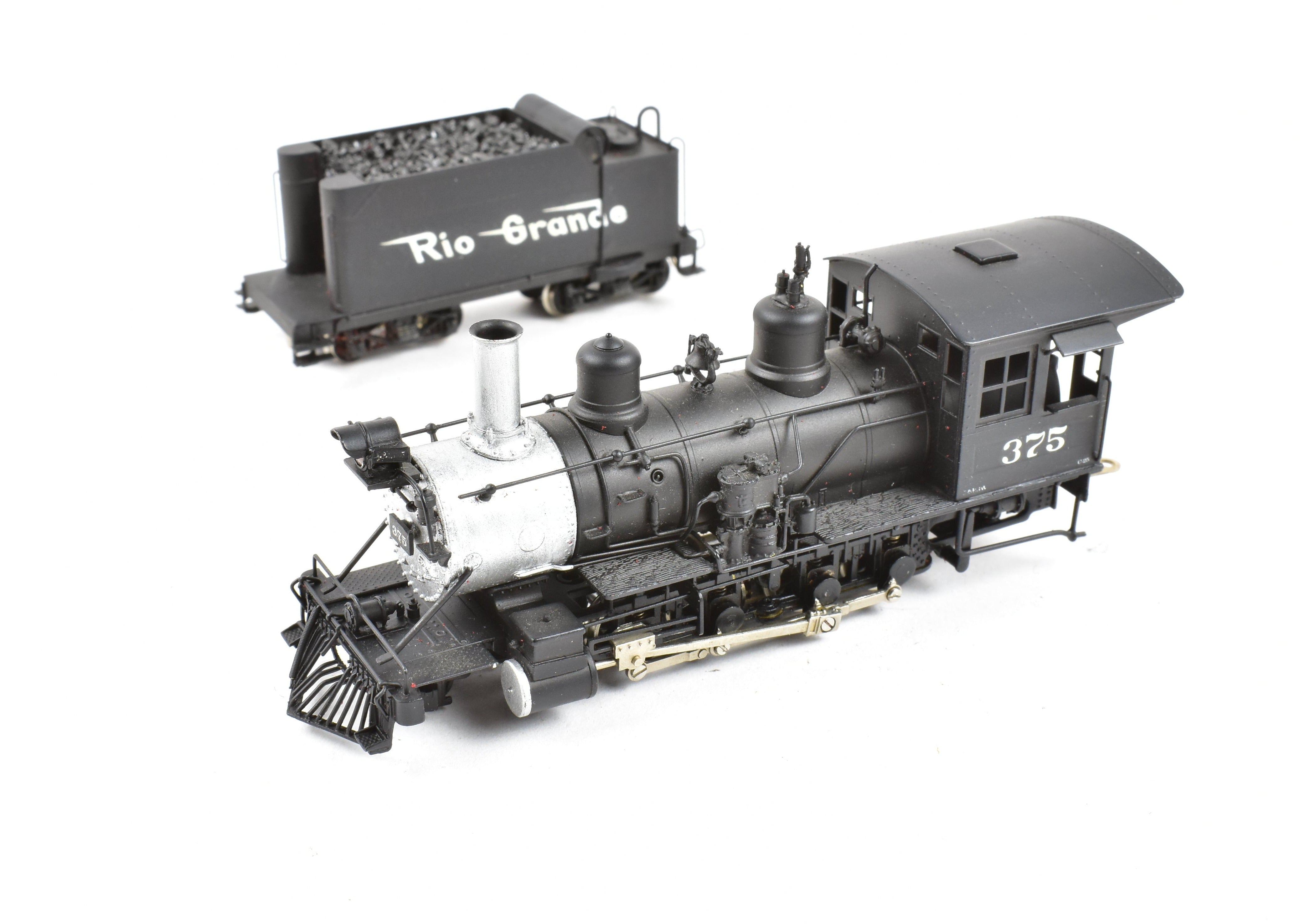 HOn3 Scale Brass Model Train - Westside Model Co. D&RGW (Denver & Rio Grande Western) C - 25 2 - 8 - 0 #375 with Custom Painted Finish