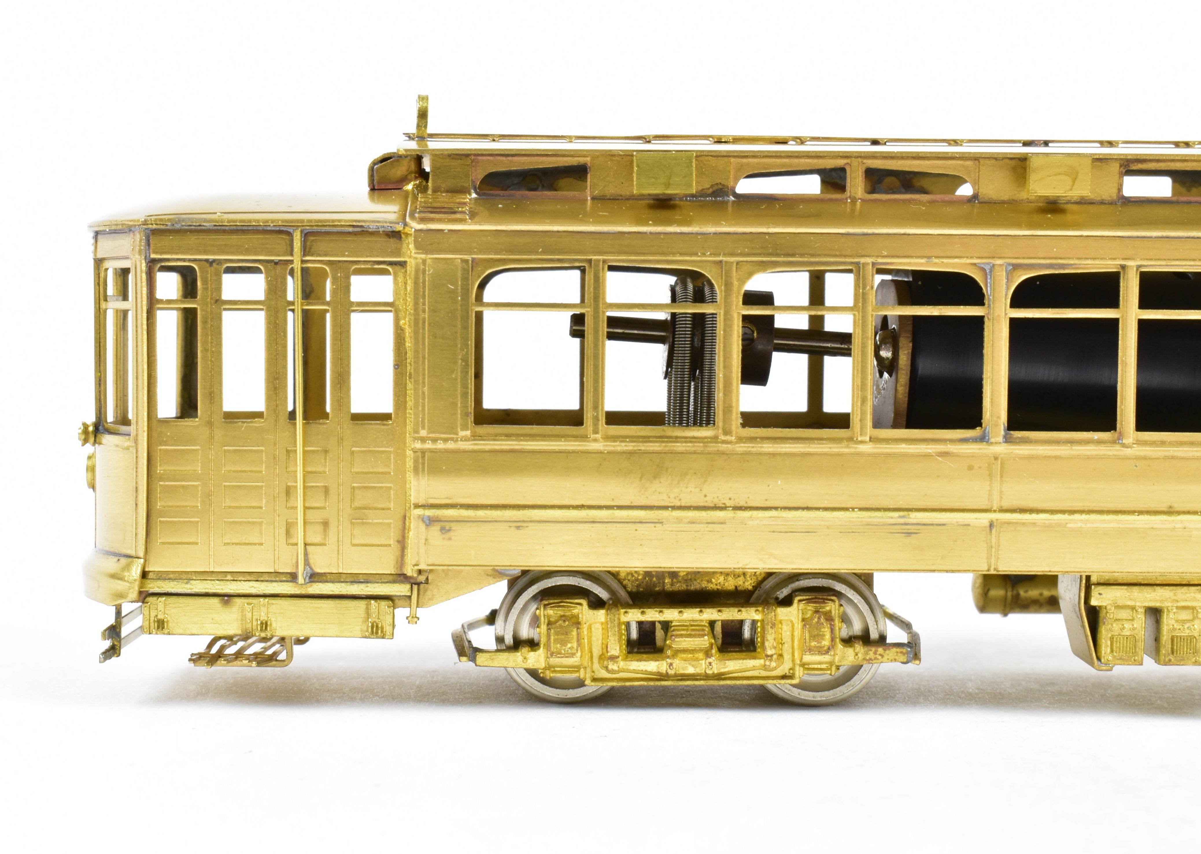 HO Scale Brass Model Train - Fairfield Models CSL Chicago Surface Lines Big Brill Single - Ended Car