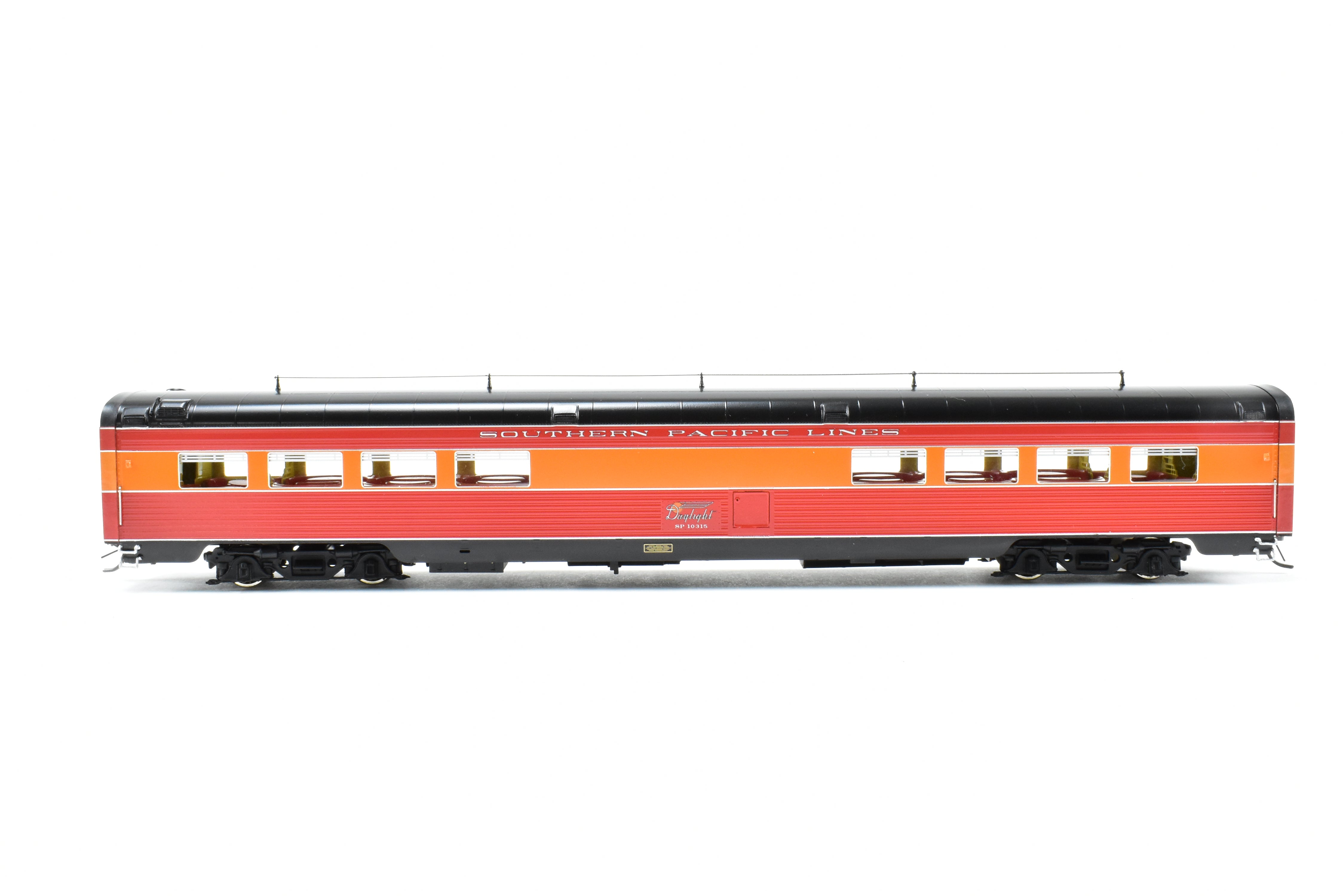 HO Scale Brass Tavern Car - 1941 Southern Pacific Morning Daylight #10315 by Challenger Imports