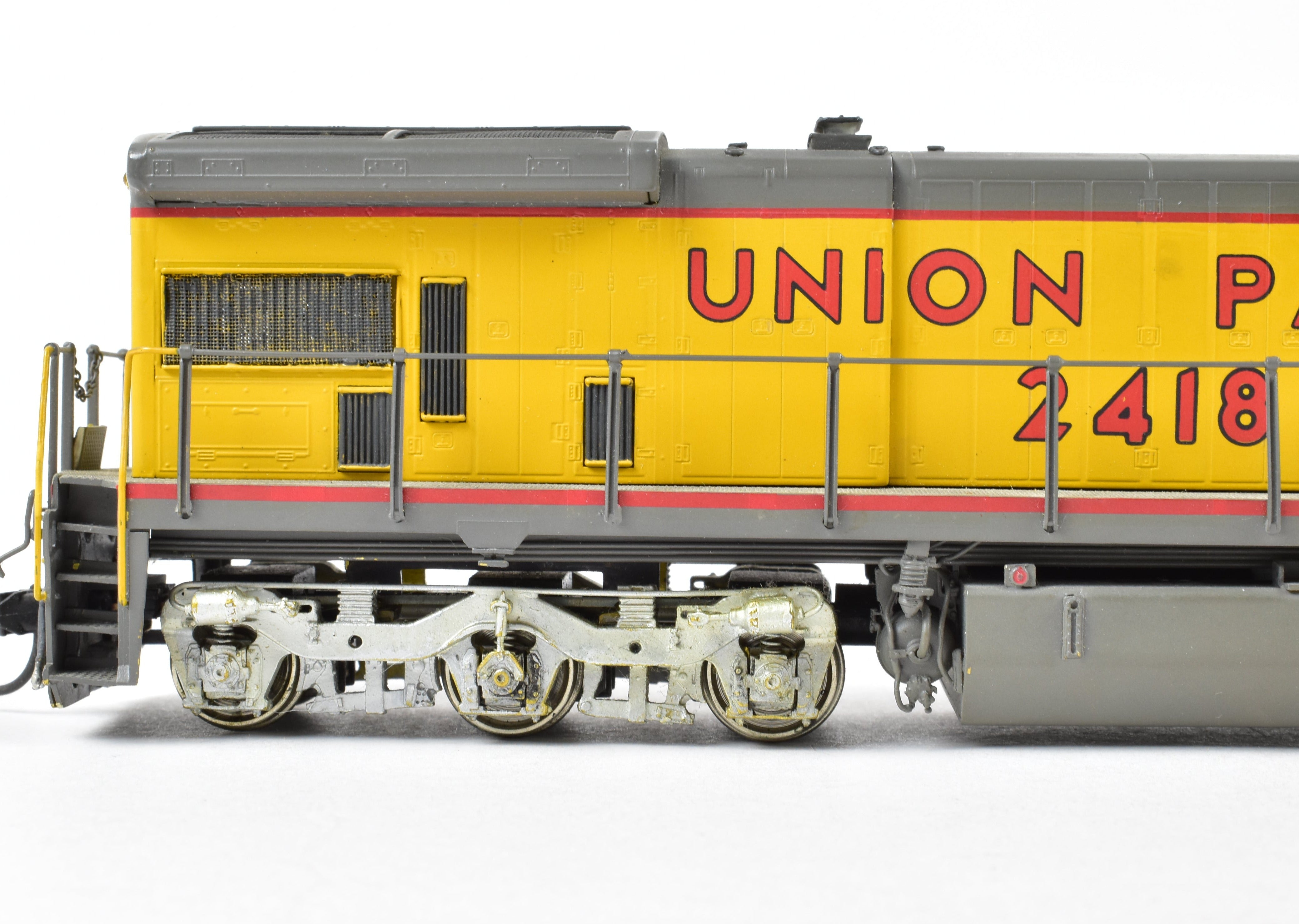 HO Scale Brass Diesel Locomotive Model - Overland Models, Inc. Union Pacific GE C - 30 - 7 with 4 - Window Cab and without Anticlimber CP