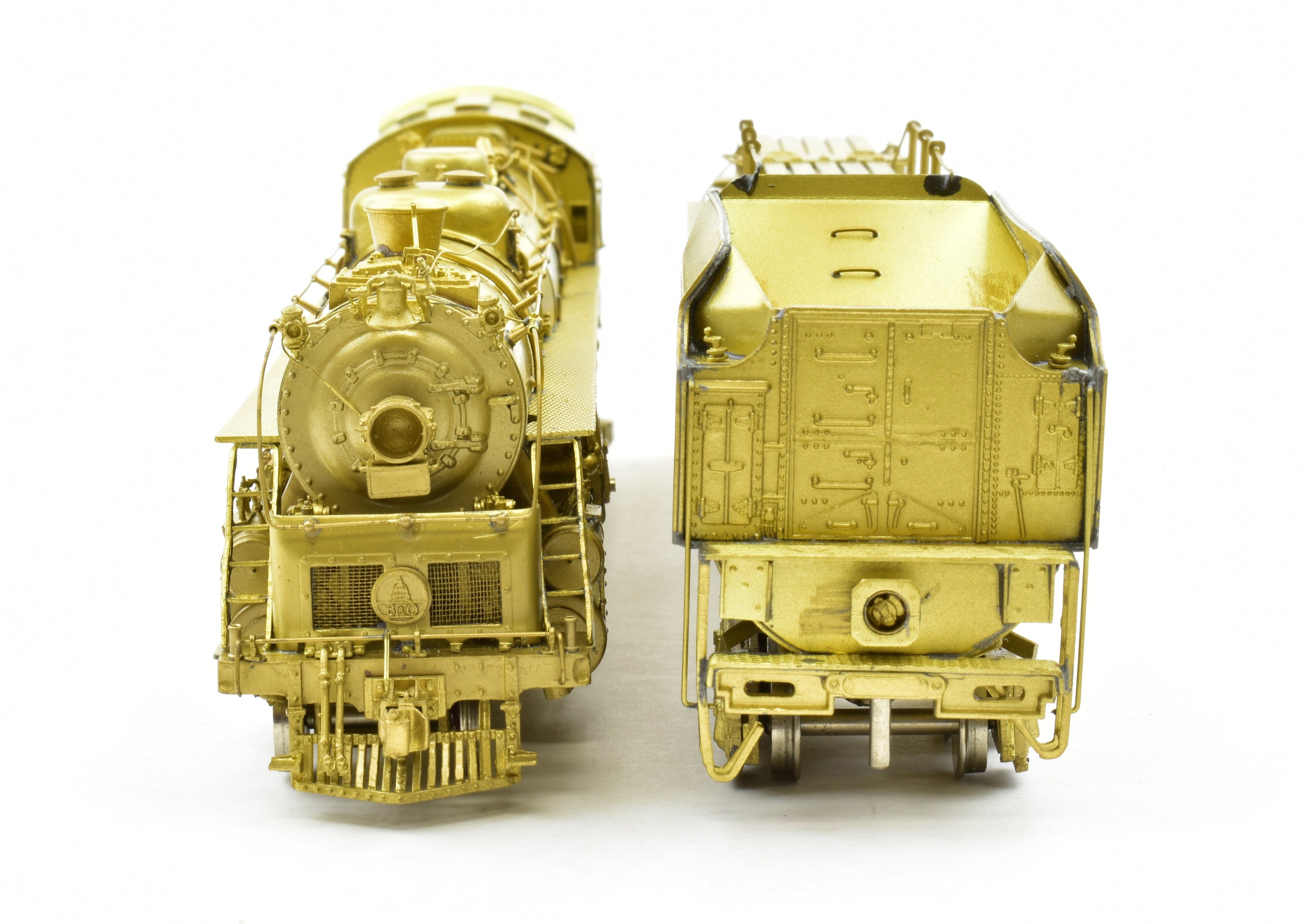 HO Scale Brass Model Train - Westside Model Co. B&O - Baltimore & Ohio T-3t 4-8-2 Steam Locomotive