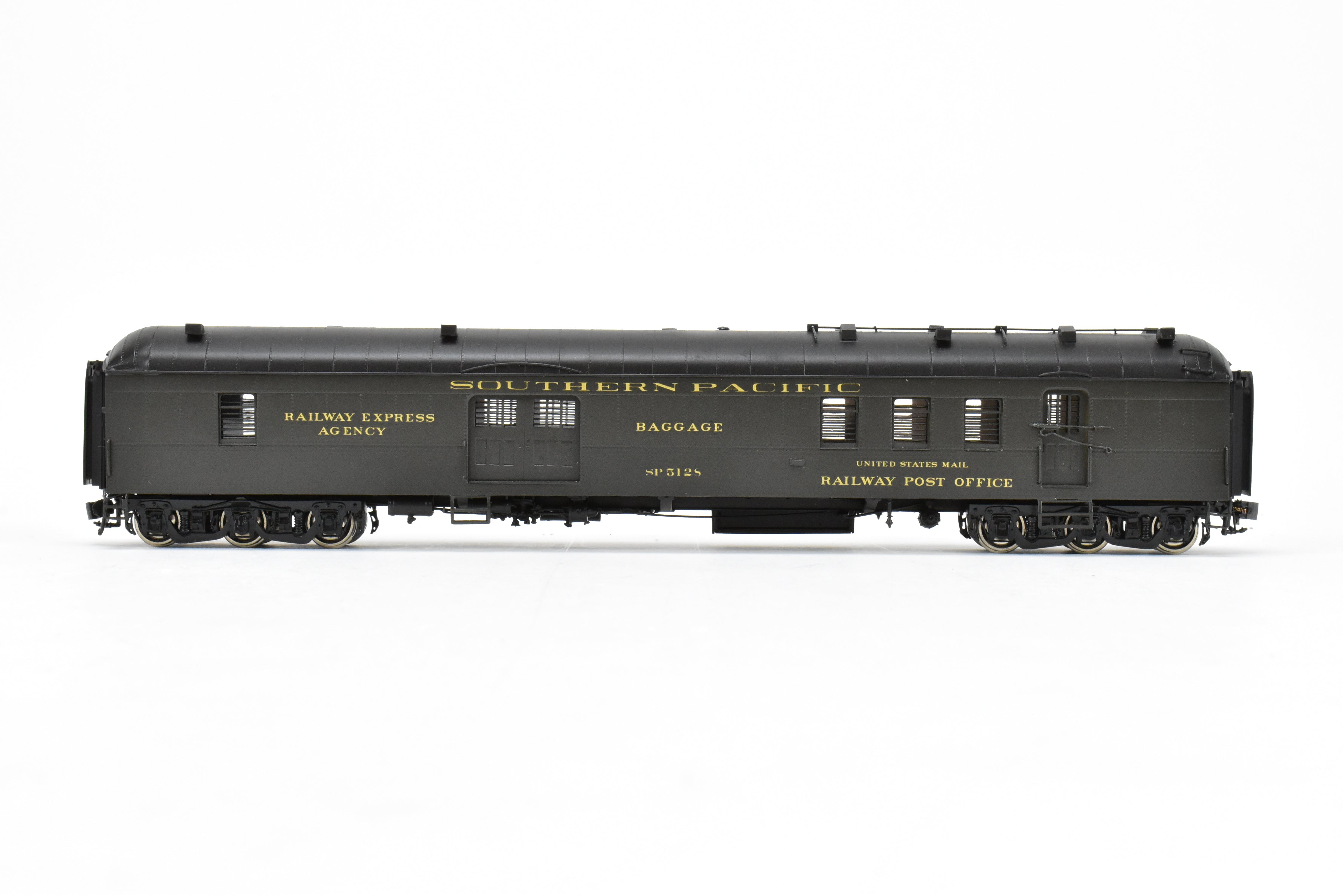 HO Scale Brass Precision Scale Co. Model of Southern Pacific Harriman RPO/Baggage Car 70 - BP - 30 - 2 with Incorrect Packaging