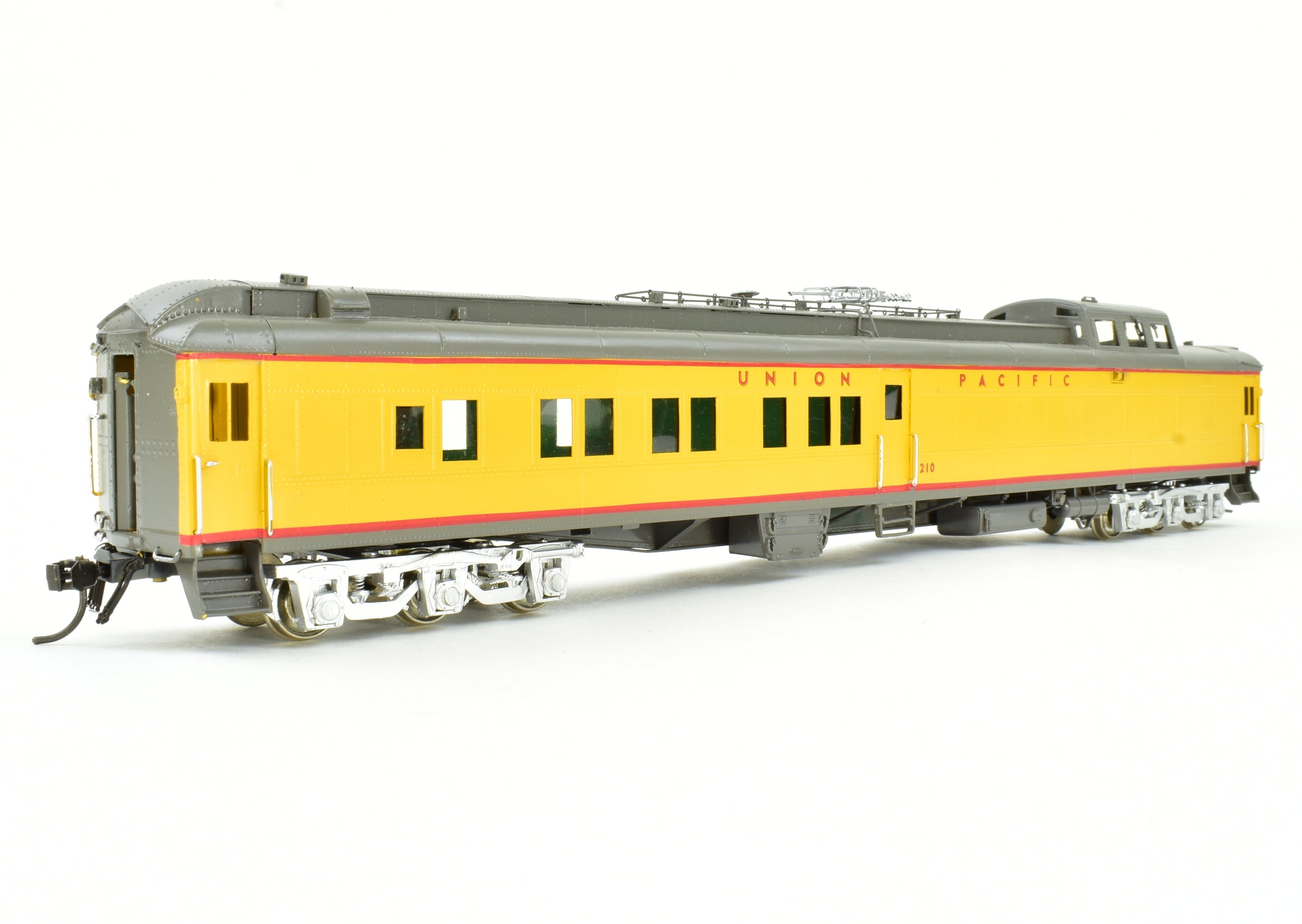HO Scale Brass OMI - Overland Models, Inc. Union Pacific Dynamometer Car #210 in Original Configuration with Professional Painting for Model Railroading Enthusiasts