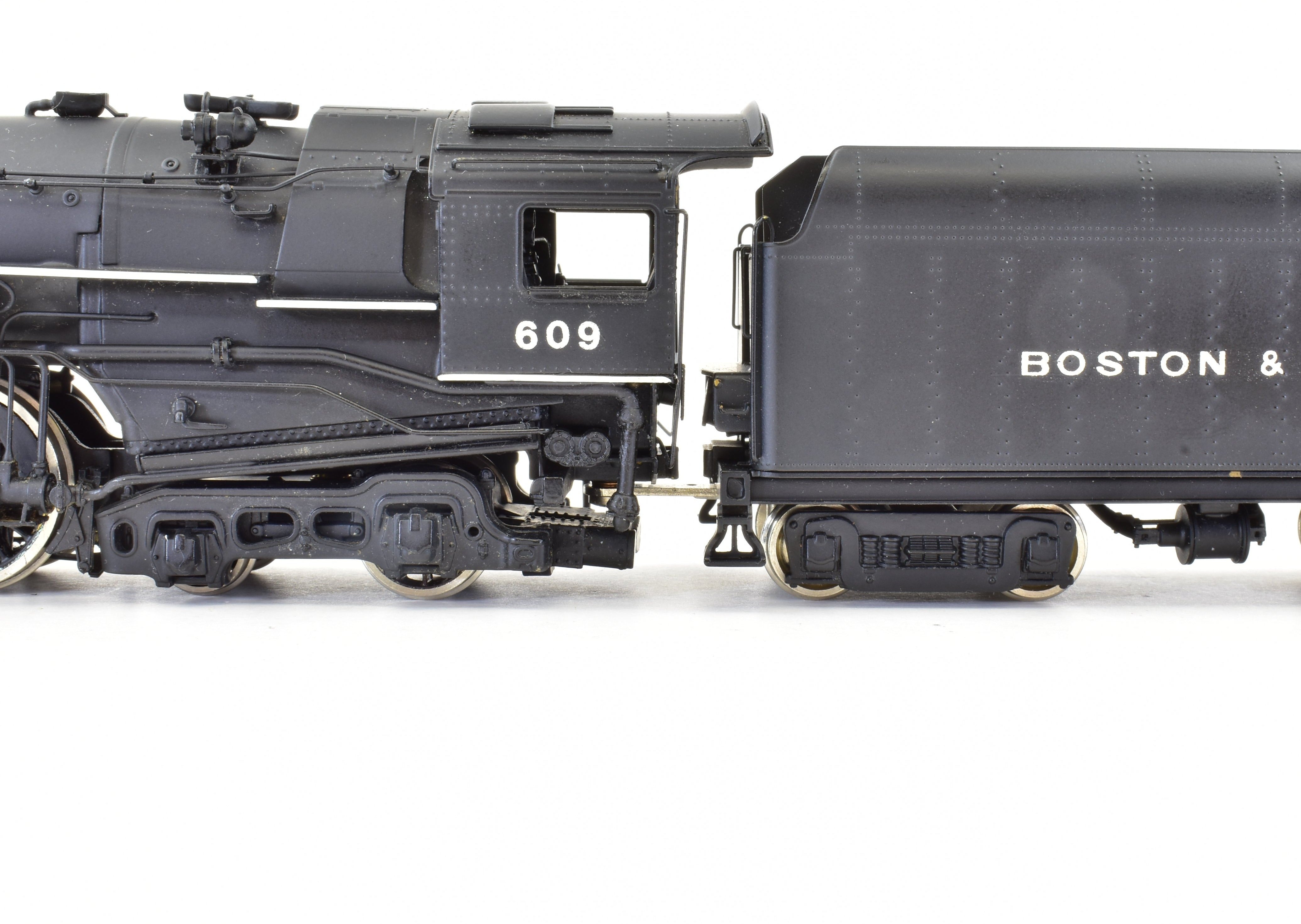 HO Brass Key Imports B&A - Boston & Albany J-2b 4-6-4 Hudson Factory Painted with Square Dome