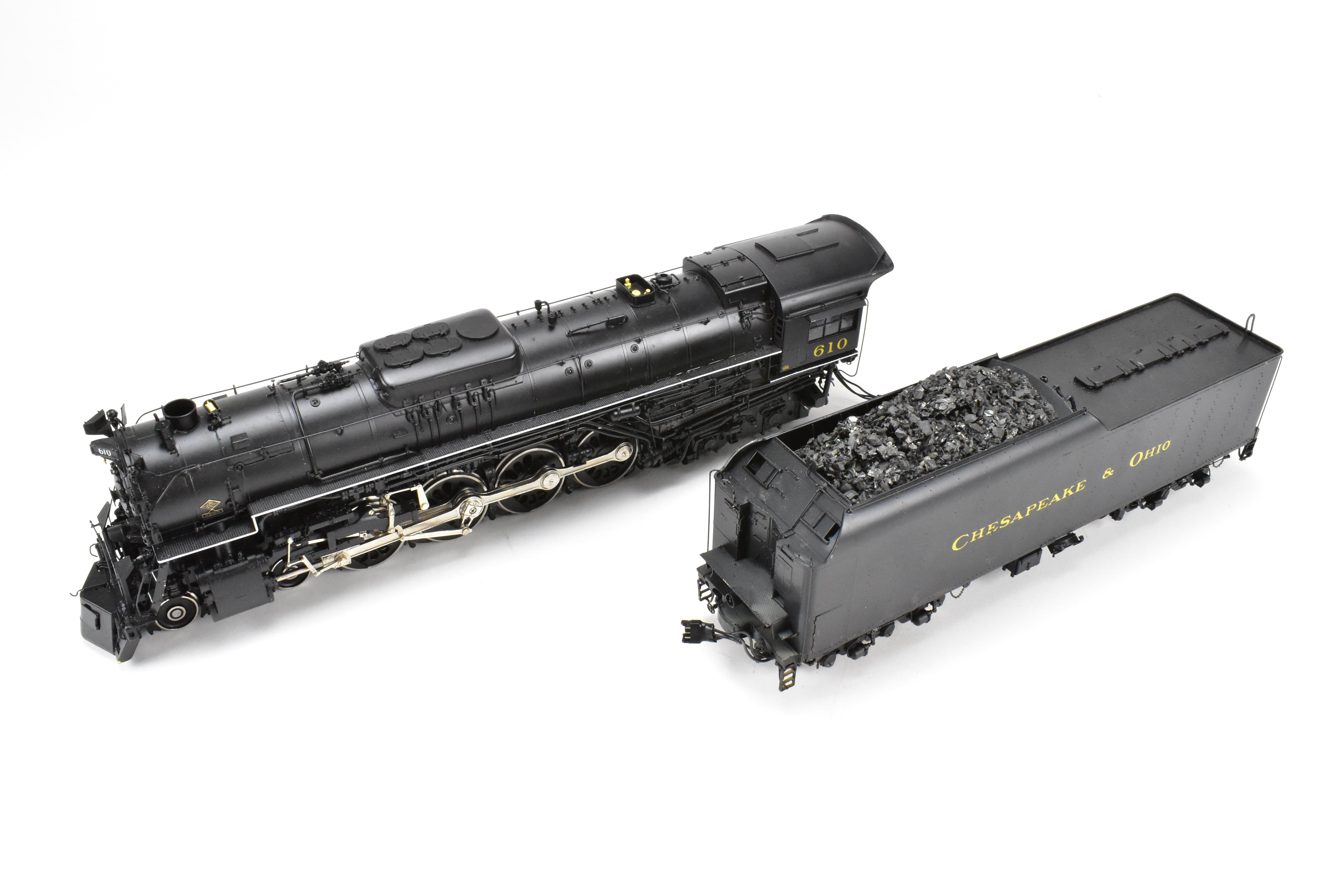 O Scale Brass Precision Scale Co. C&O J-3a 4-8-4 Greenbrier 2-Rail FP #610 As-Is