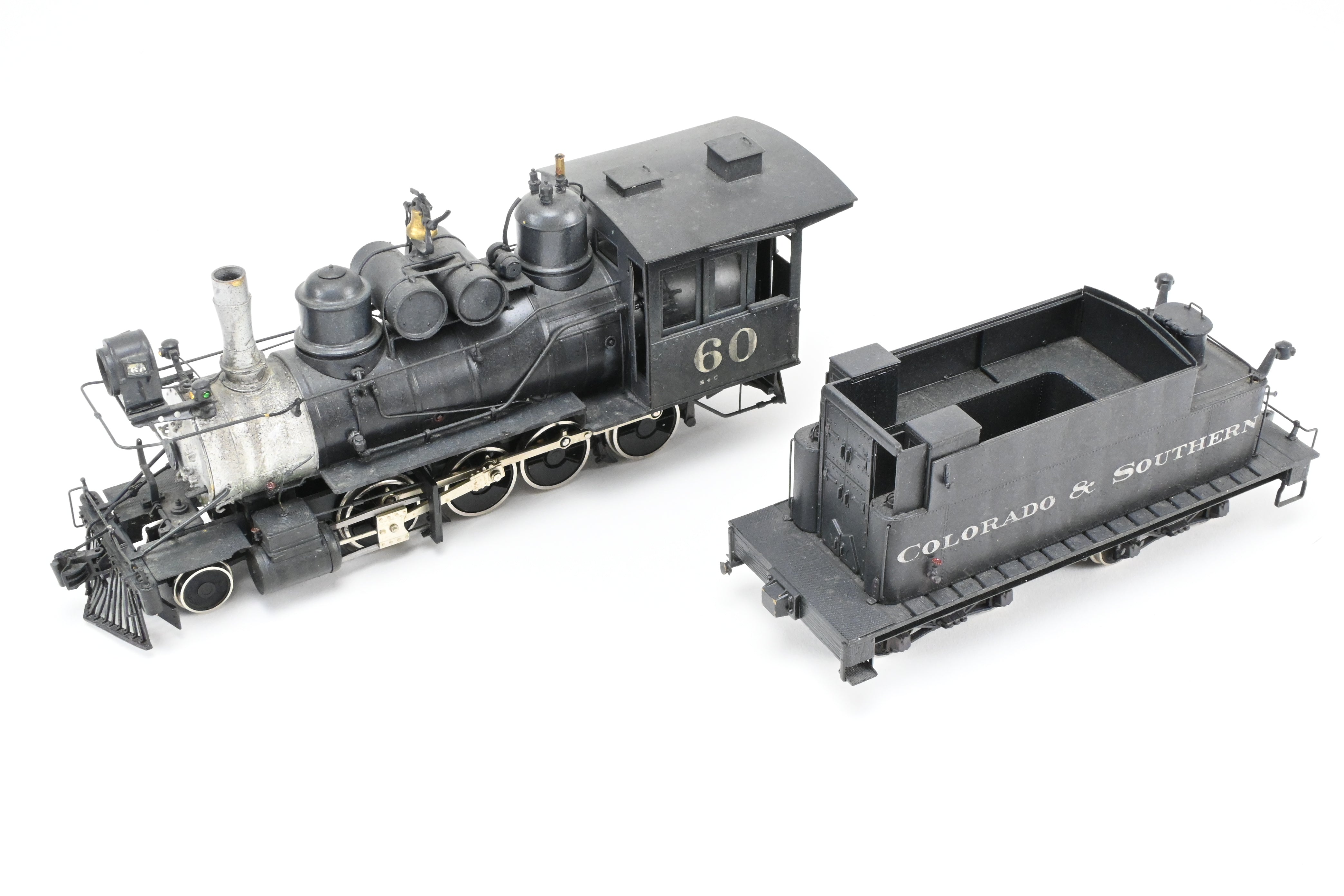 On3 Brass PSC Custom Painted & Weathered C&S Colorado & Southern #60 2-8-0 Locomotive