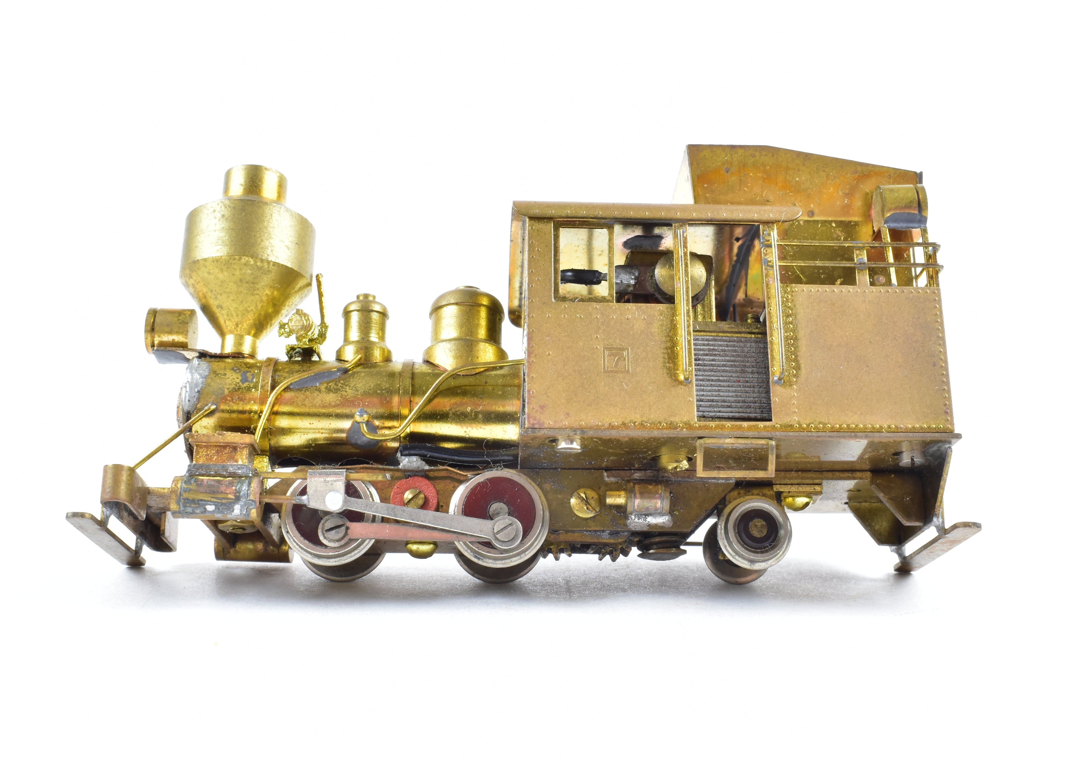 1978 HOn3 Brass Westside Model Co. Baldwin 0-4-2T Logging Locomotive Model