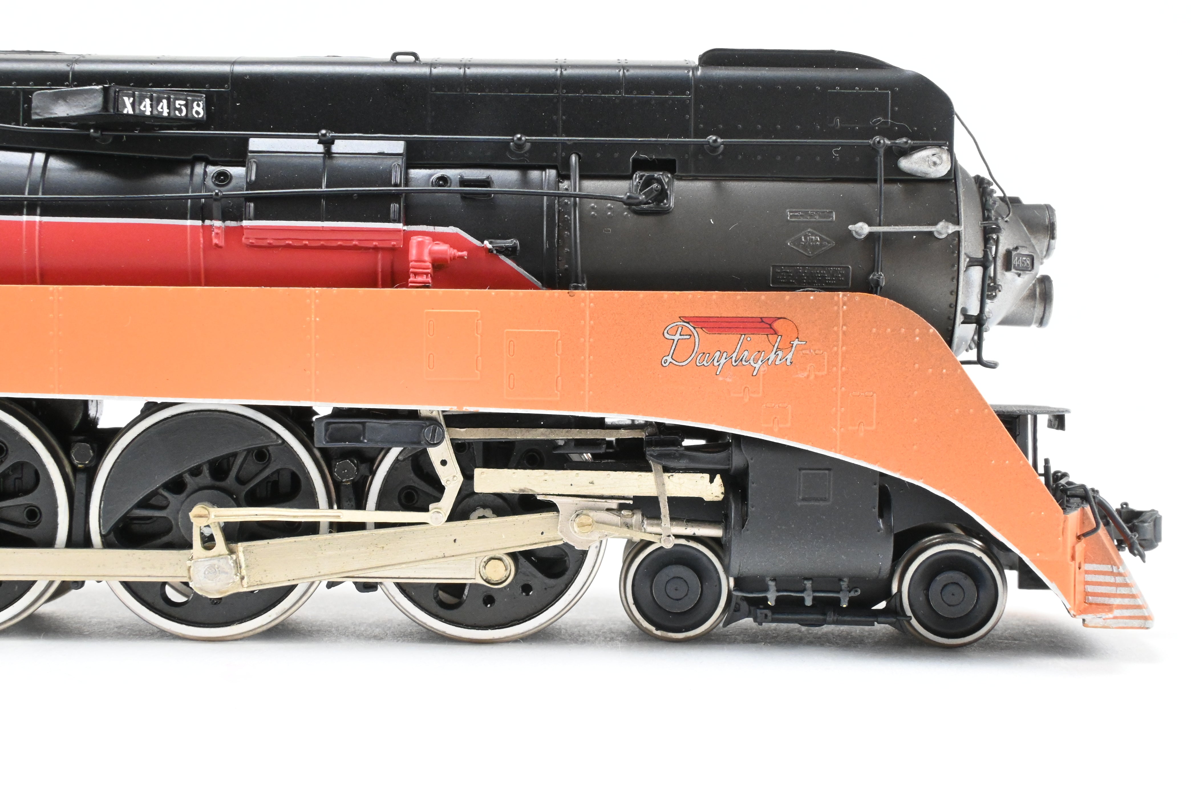 HO Scale Brass Model Train CON Key Imports SP - Southern Pacific GS - 5 4 - 8 - 4 Late Daylight Custom Series #84 Road No. 4458 with Light Weathering and PFM Sound Function