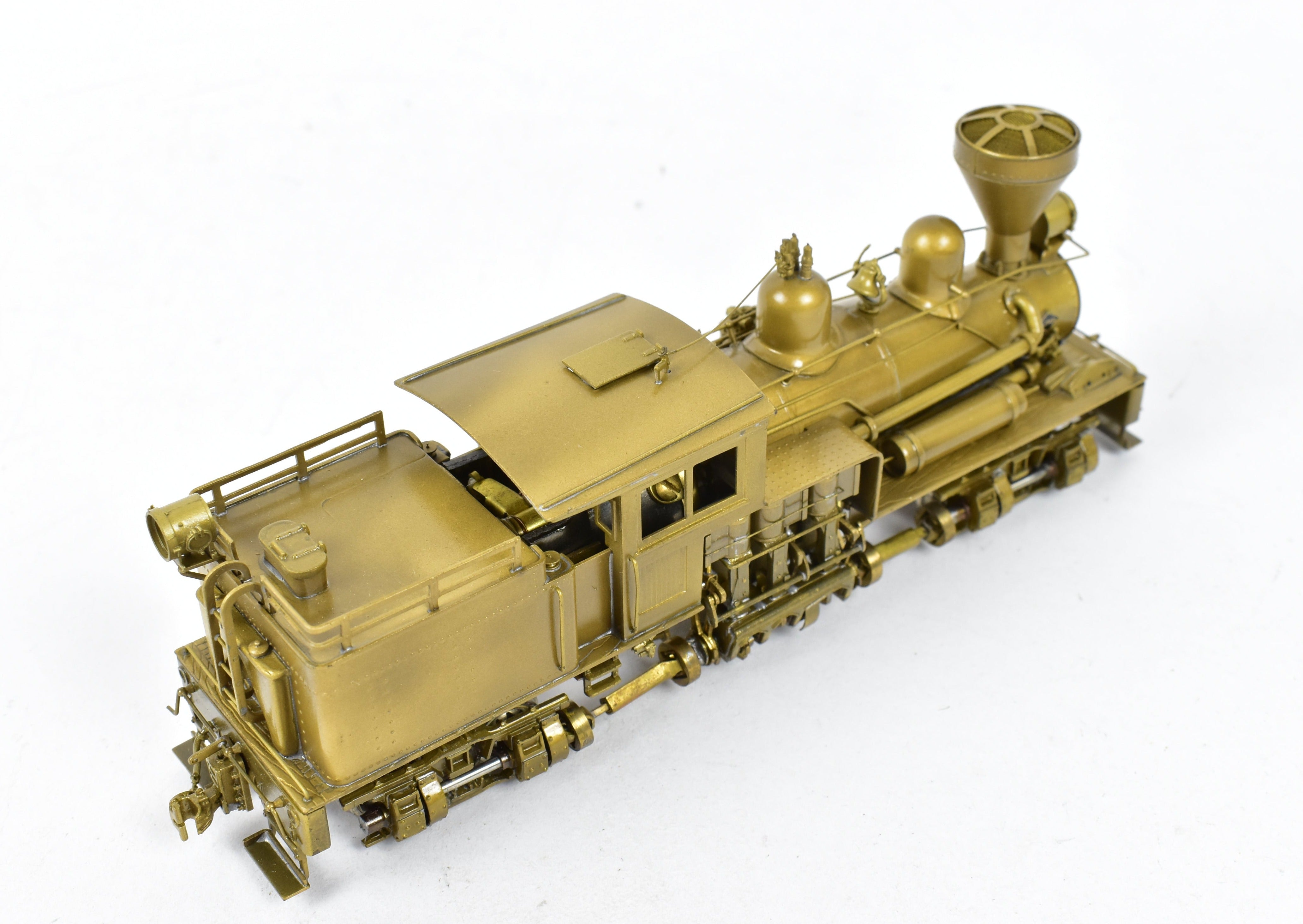 HO Scale Brass PFM - United 2-Truck Class B Shay Geared Locomotive Model for Logging Roads from the 1977 Production Run