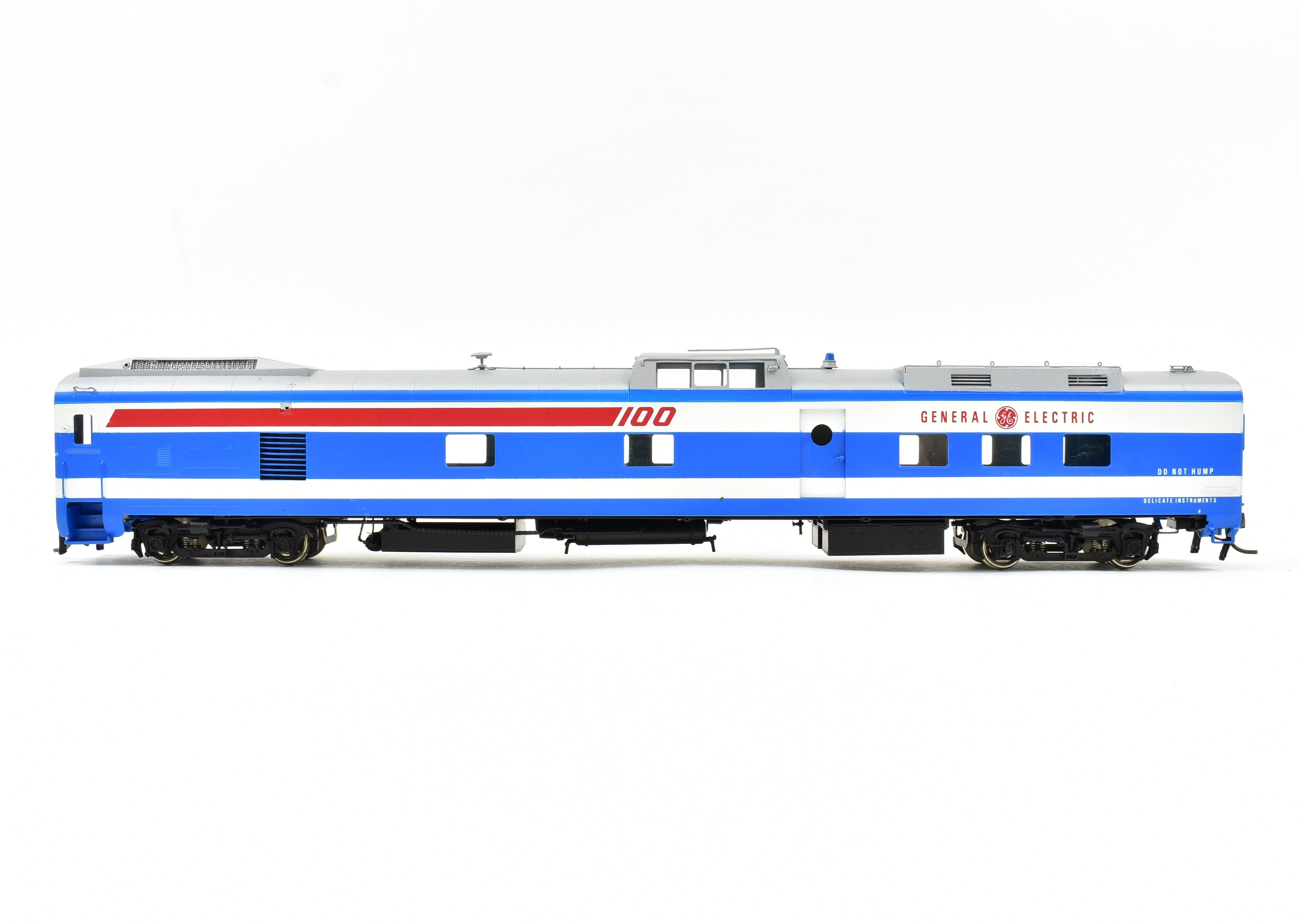 HO Brass OMI General Electric Test Car FP No. 100 by Overland Models