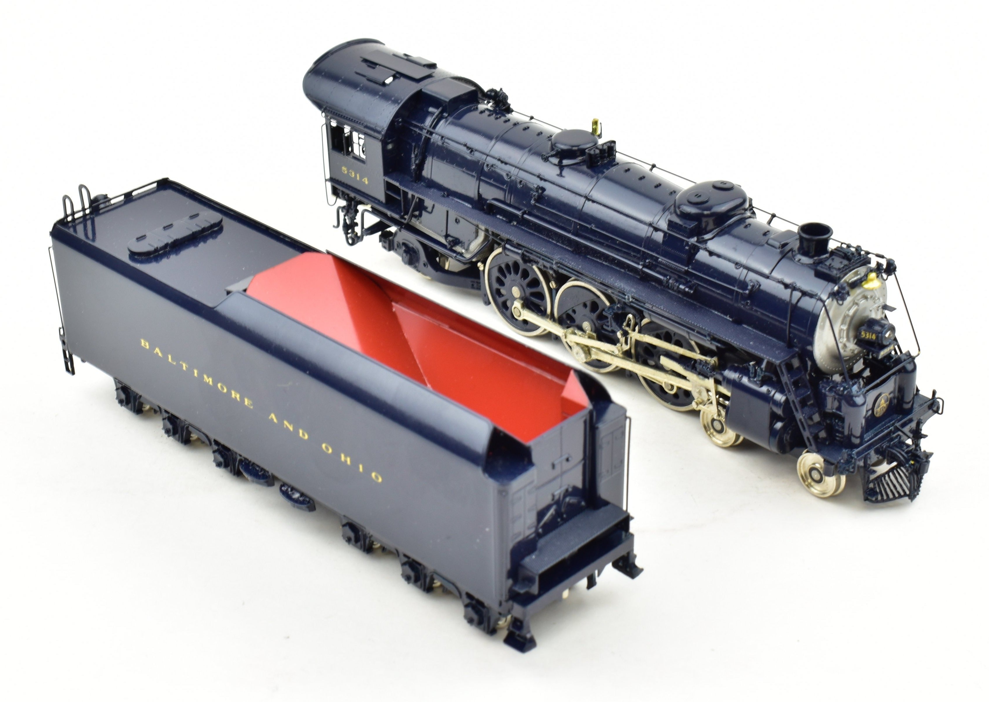 HO Scale Brass Key Imports B&O P-7e 4-6-2 Pacific #5314 Custom Series 47 FP Model