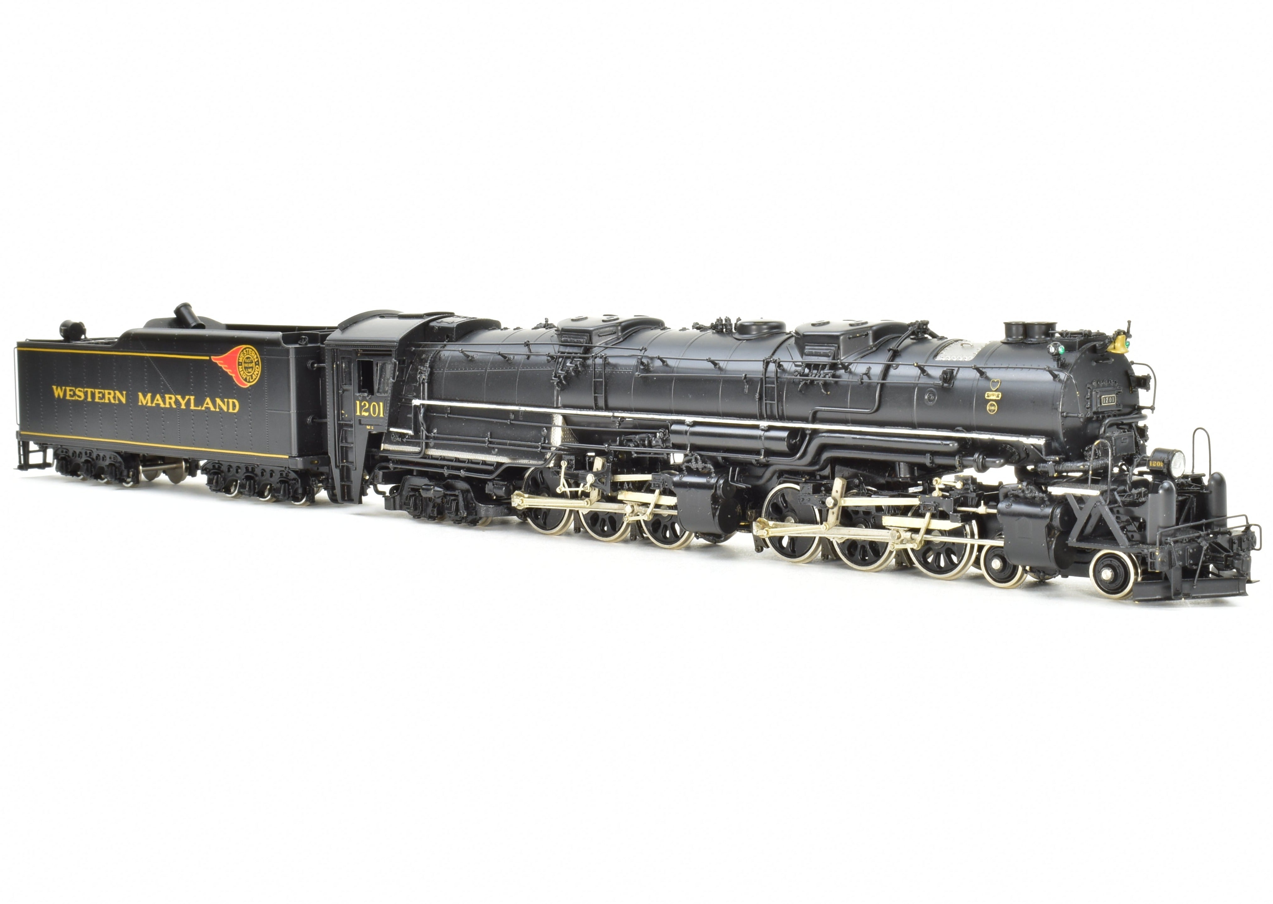 HO Scale Brass PSC Precision Scale Co. Western Maryland 4-6-6-4 M-2 FP #1201 Model