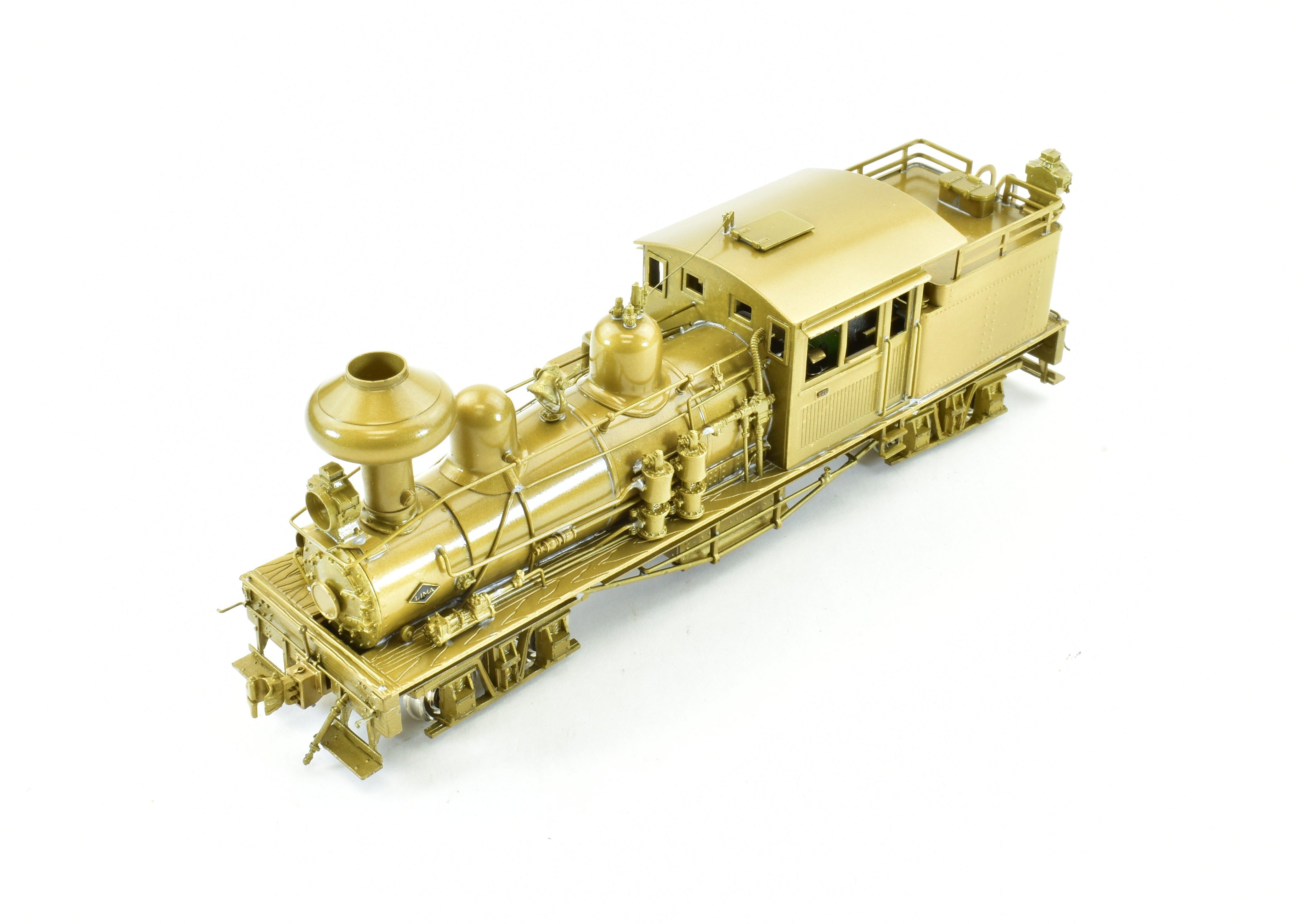 HO Scale Brass PFM - United 2-Truck Shay Geared Locomotive Model for Michigan II's Diverse Logging Roads