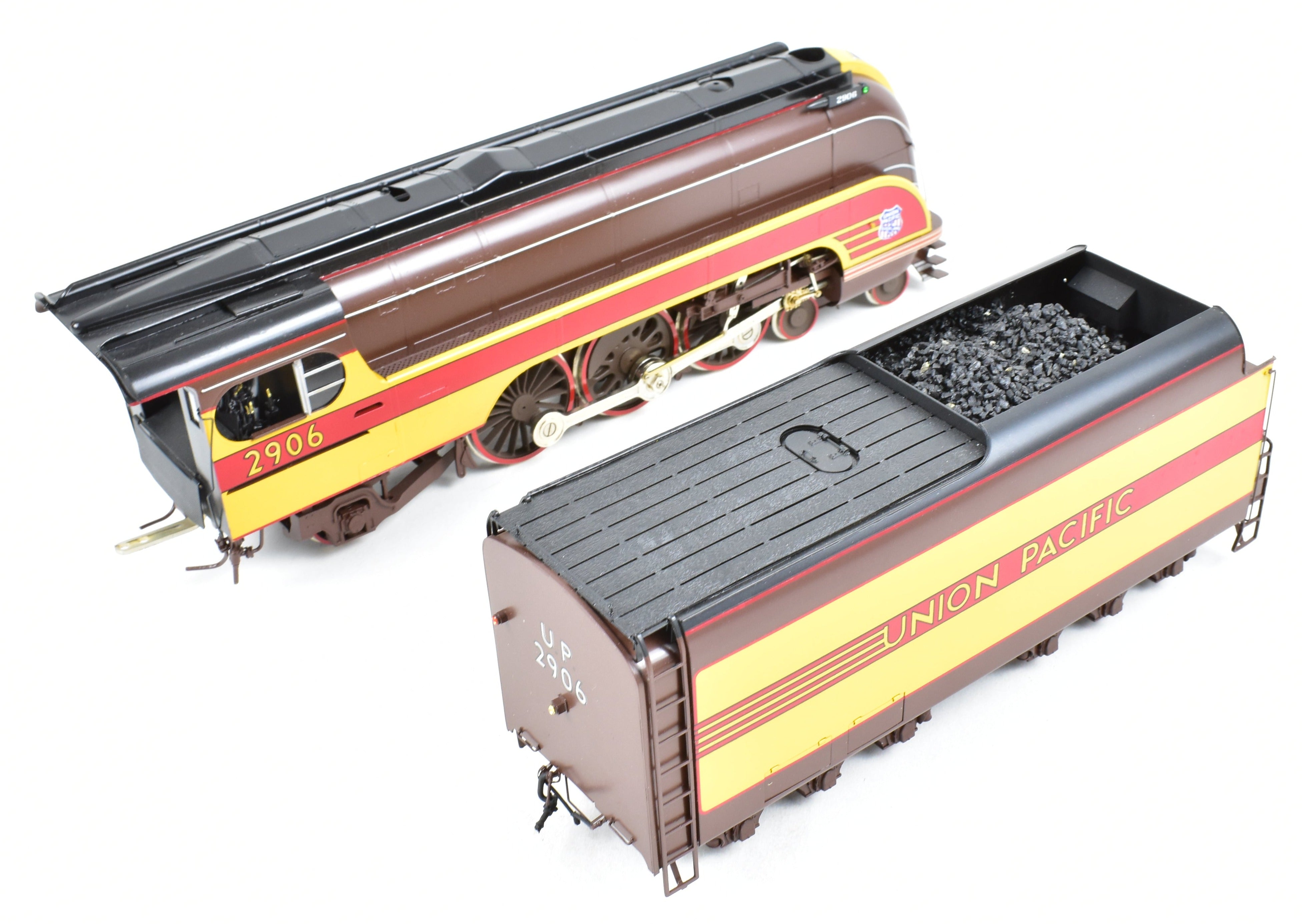 O Scale Brass Model Train - Overland Models, Inc. Union Pacific 2906 4-6-2 Streamlined Forty-Niner Factory Painted by OMI
