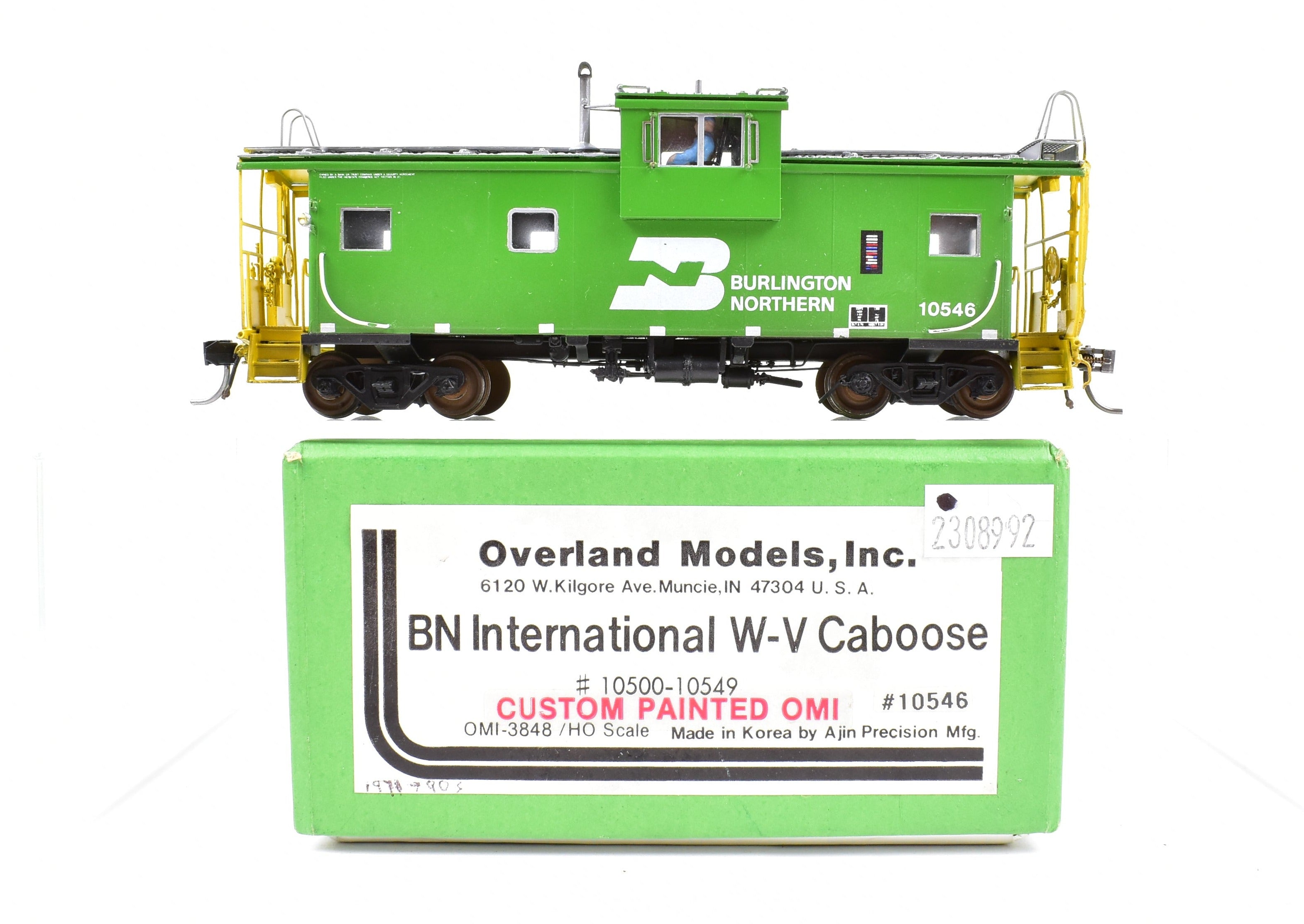 HO Scale Brass OMI Burlington Northern Caboose #10546 Pro Painted