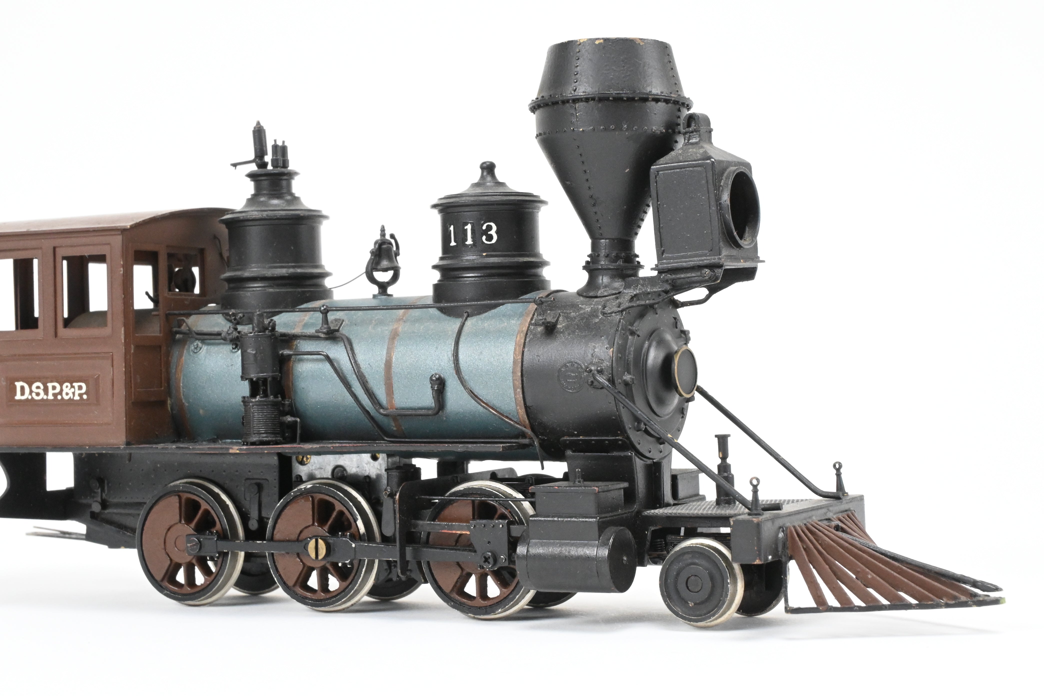 Upgraded Brass Balboa 2-6-0 Cook CP #113 Model with Can Motor