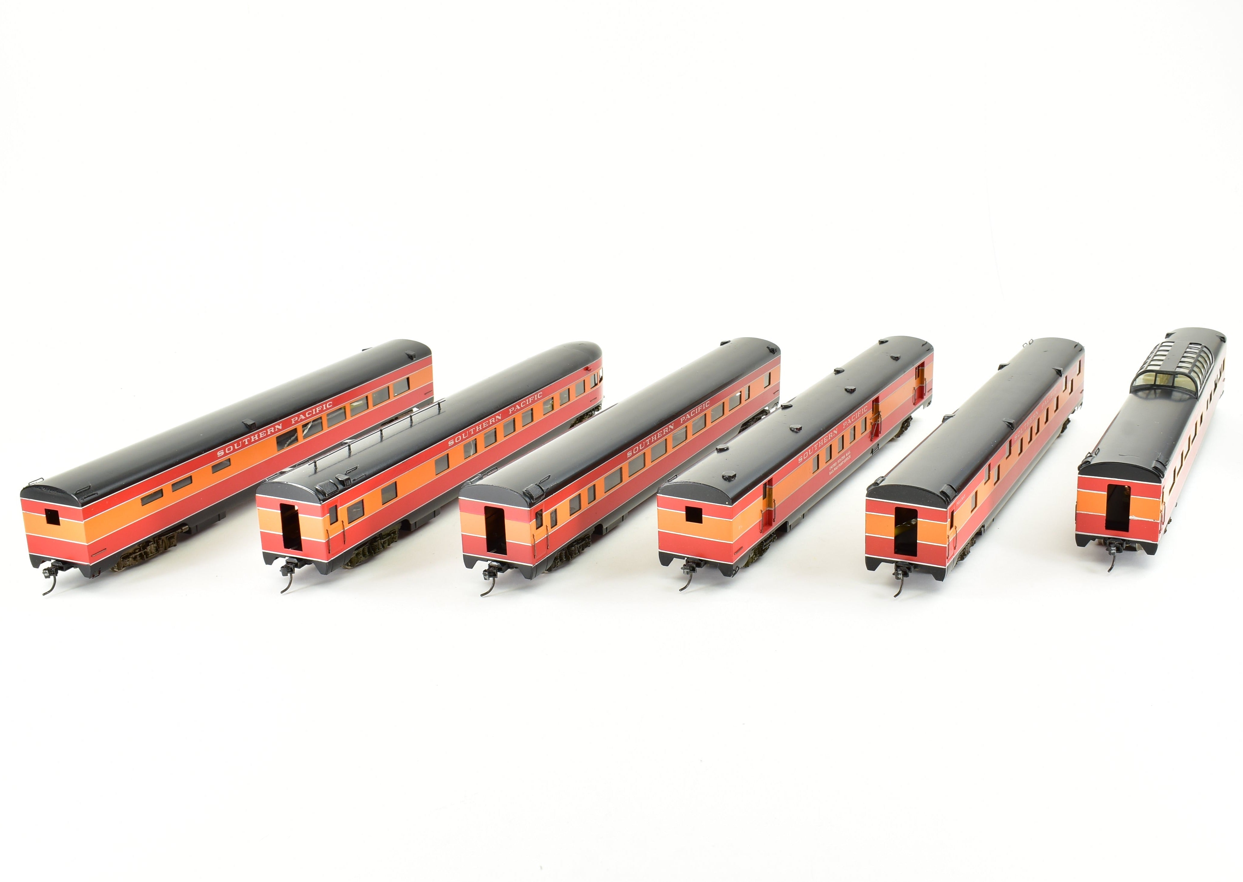 HO Scale Brass Balboa SP - Southern Pacific Daylight Factory-Painted 6-Car Passenger Set