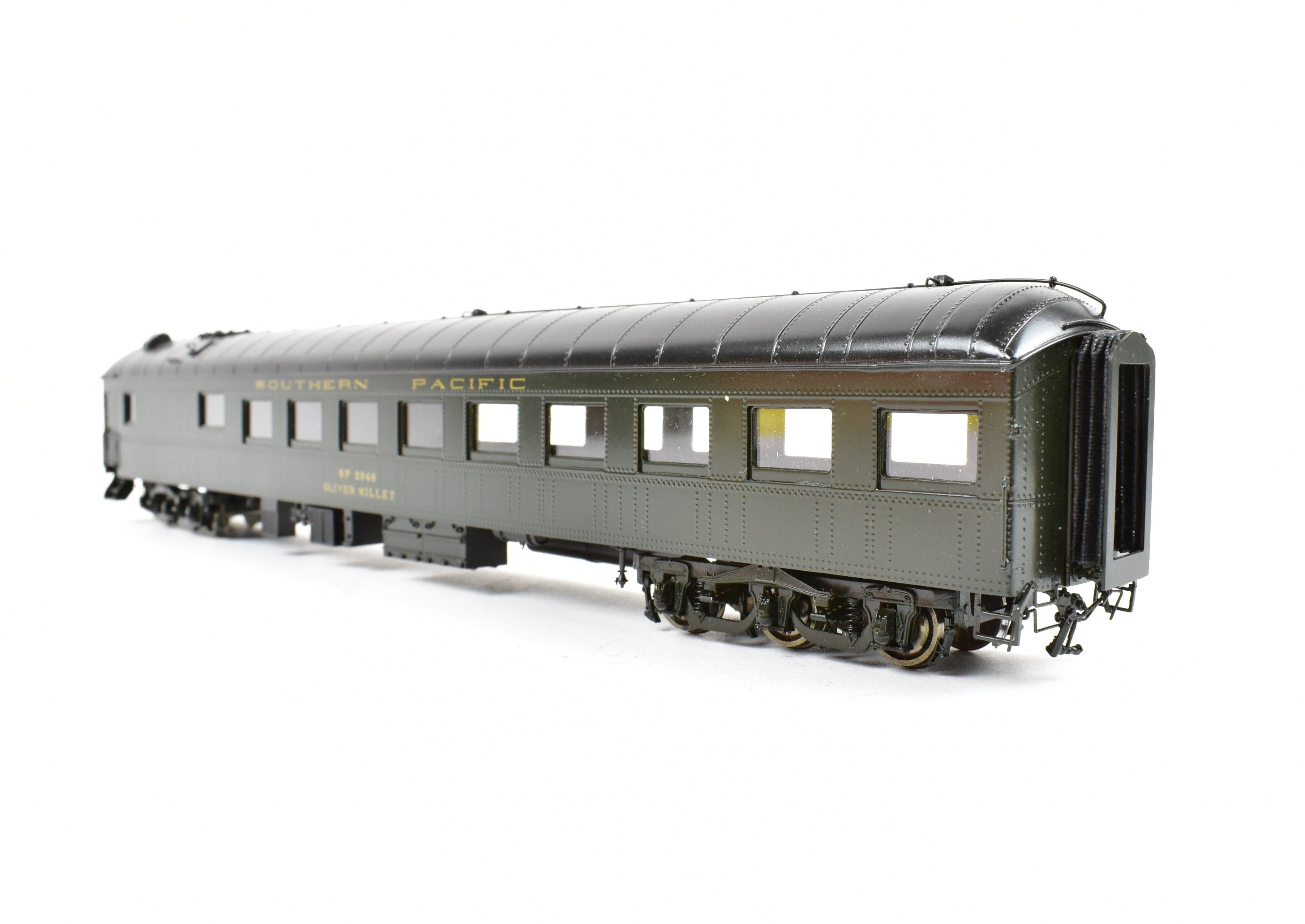 HO Scale Brass Precision Scale Co. Model - Southern Pacific Harriman 77' Lounge Oliver Millet FP Model Train Car