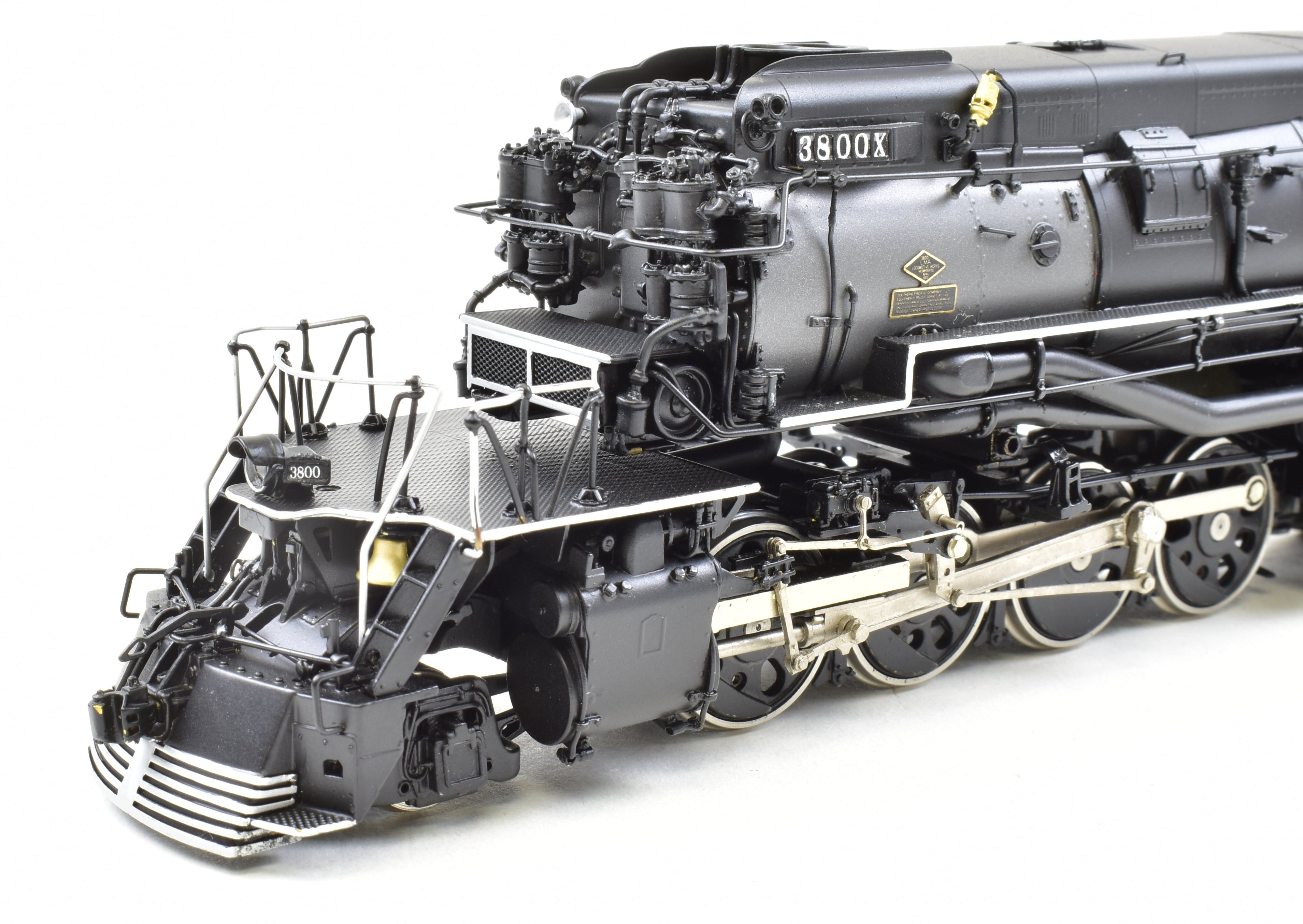 HO Scale Brass Model Train CON Key Imports SP - Southern Pacific Class AC - 9 2 - 8 - 8 - 4 Coal - Fired Passenger Locomotive #3800
