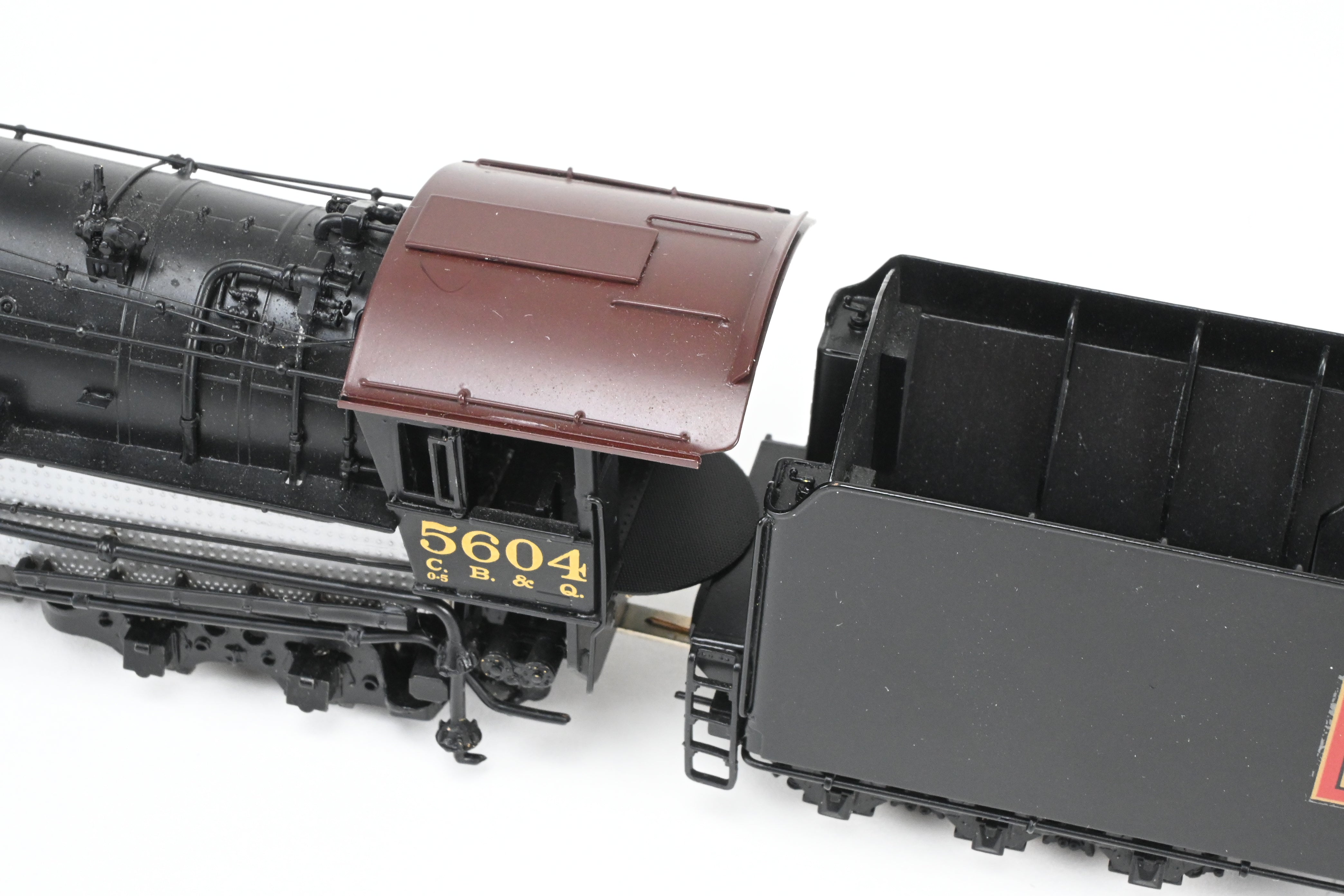 HO Scale Brass Oriental Limited CB&Q Burlington O-5 4-8-4 Open Cab Locomotive No. 5604