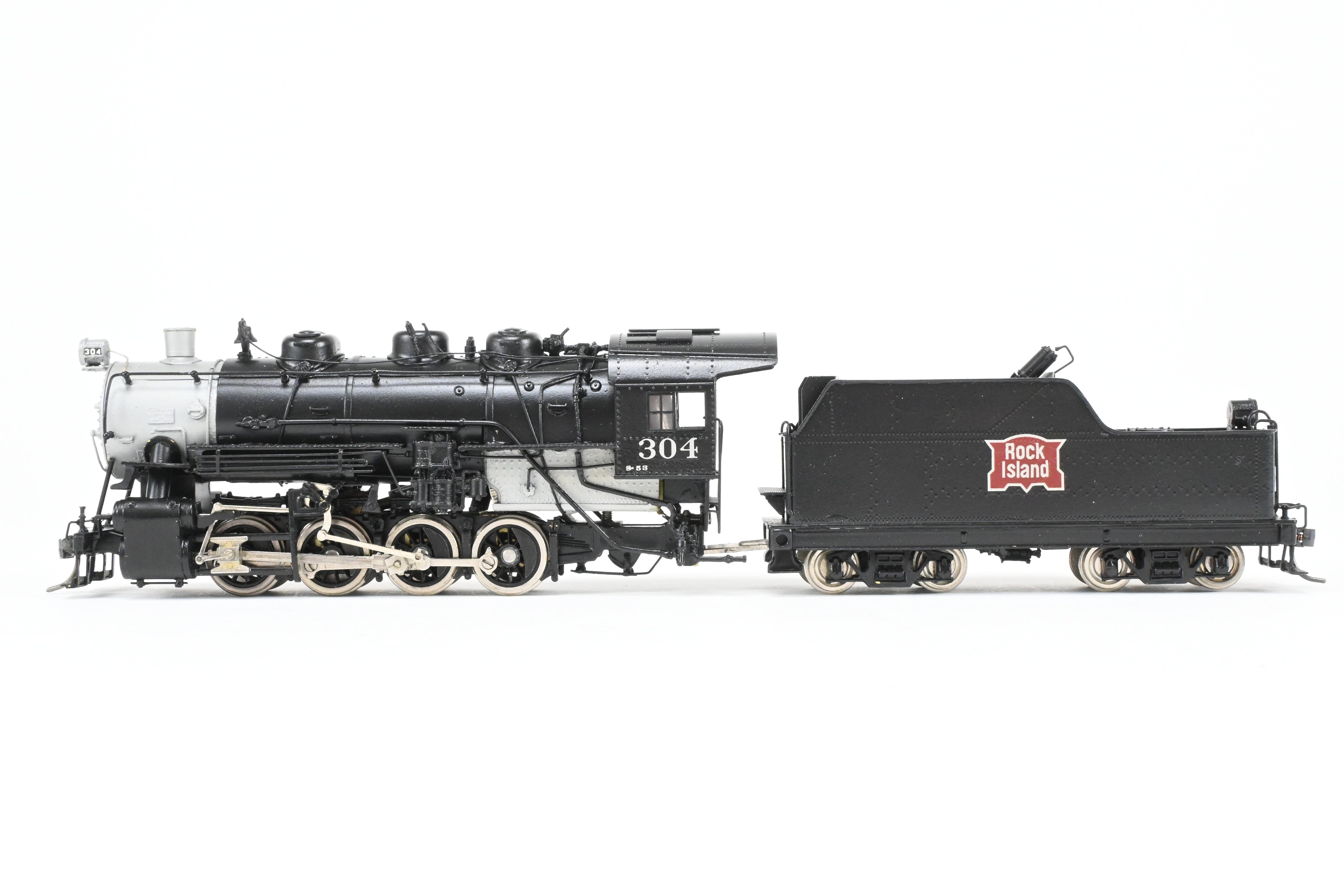 HO Scale Brass Alco Models Custom - Painted CRI&P - Rock Island USRA 0 - 8 - 0 Switcher Model Train