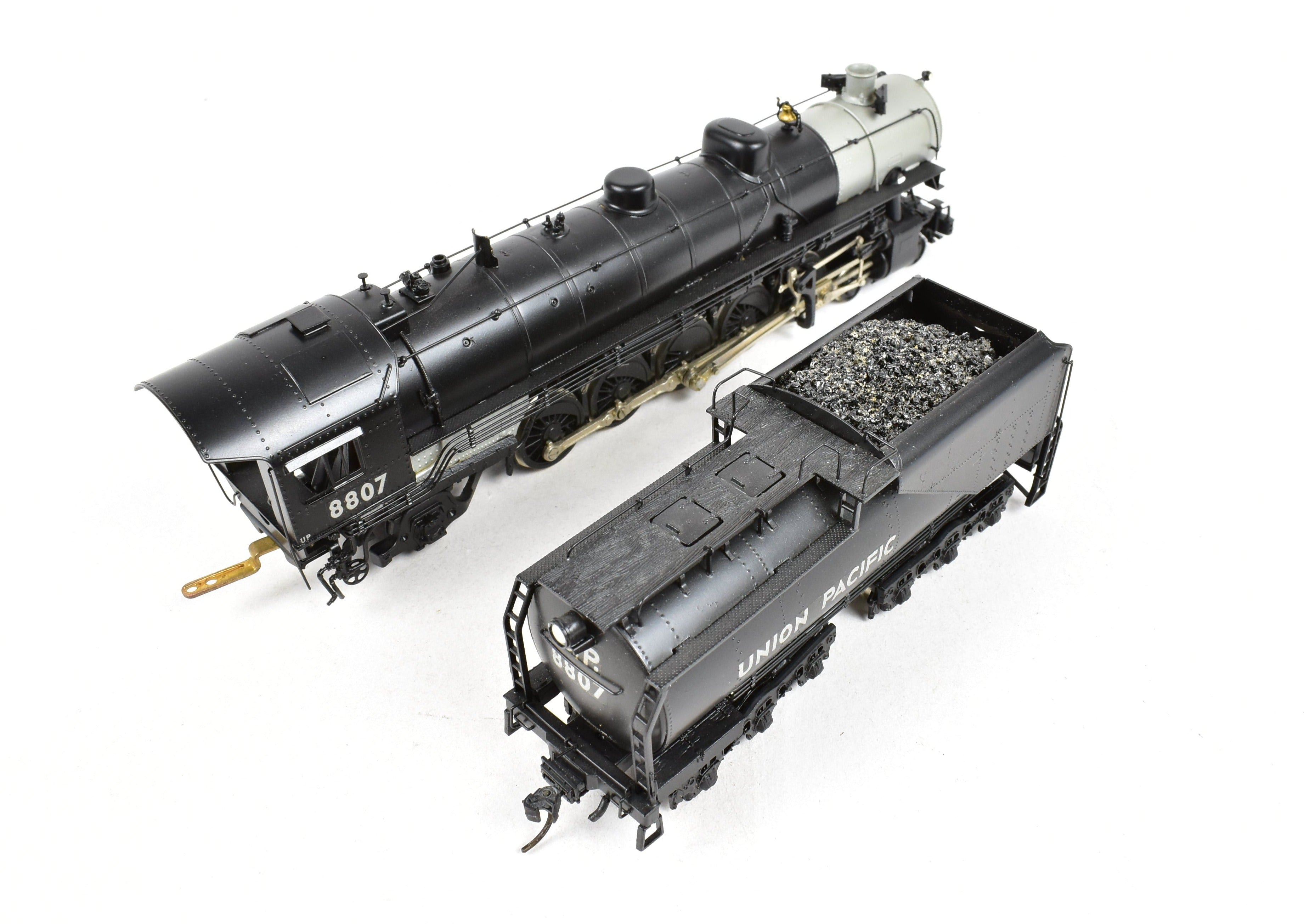 HO Scale Brass Train Model by Westside Model Co., Union Pacific 8800 Class 4-10-2 Locomotive, Custom Painted with Number 8807