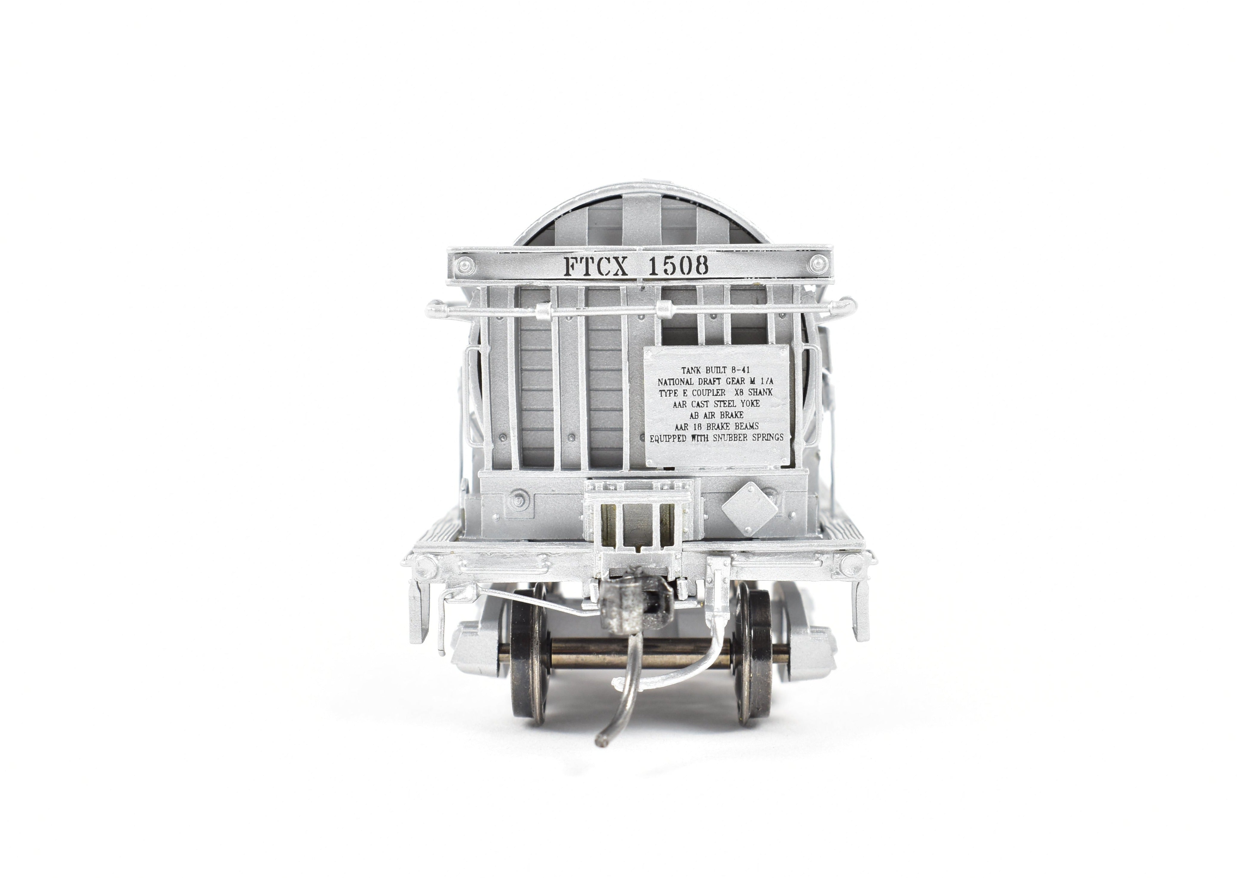 HO Scale New Brass Model Train - North Bank Line Various Roads FTCX 1508 Fleishman's Vinegar Car, a High - Quality Collectible