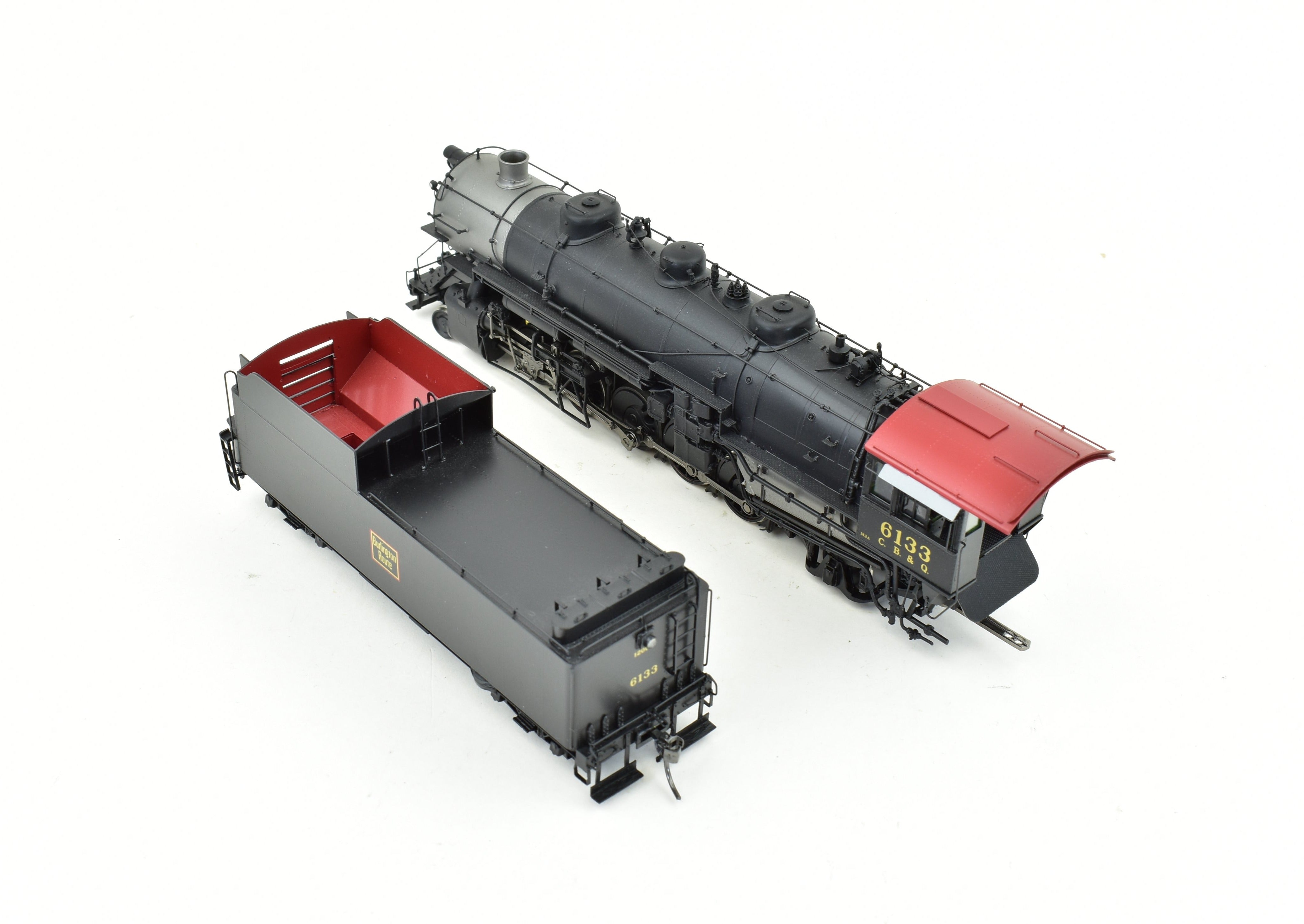 High - Quality HO Scale Brass Steam Locomotive CON CIL - Challenger Imports CB&Q - Burlington Route Class M2A 2 - 10 - 2 FP #6133 Model
