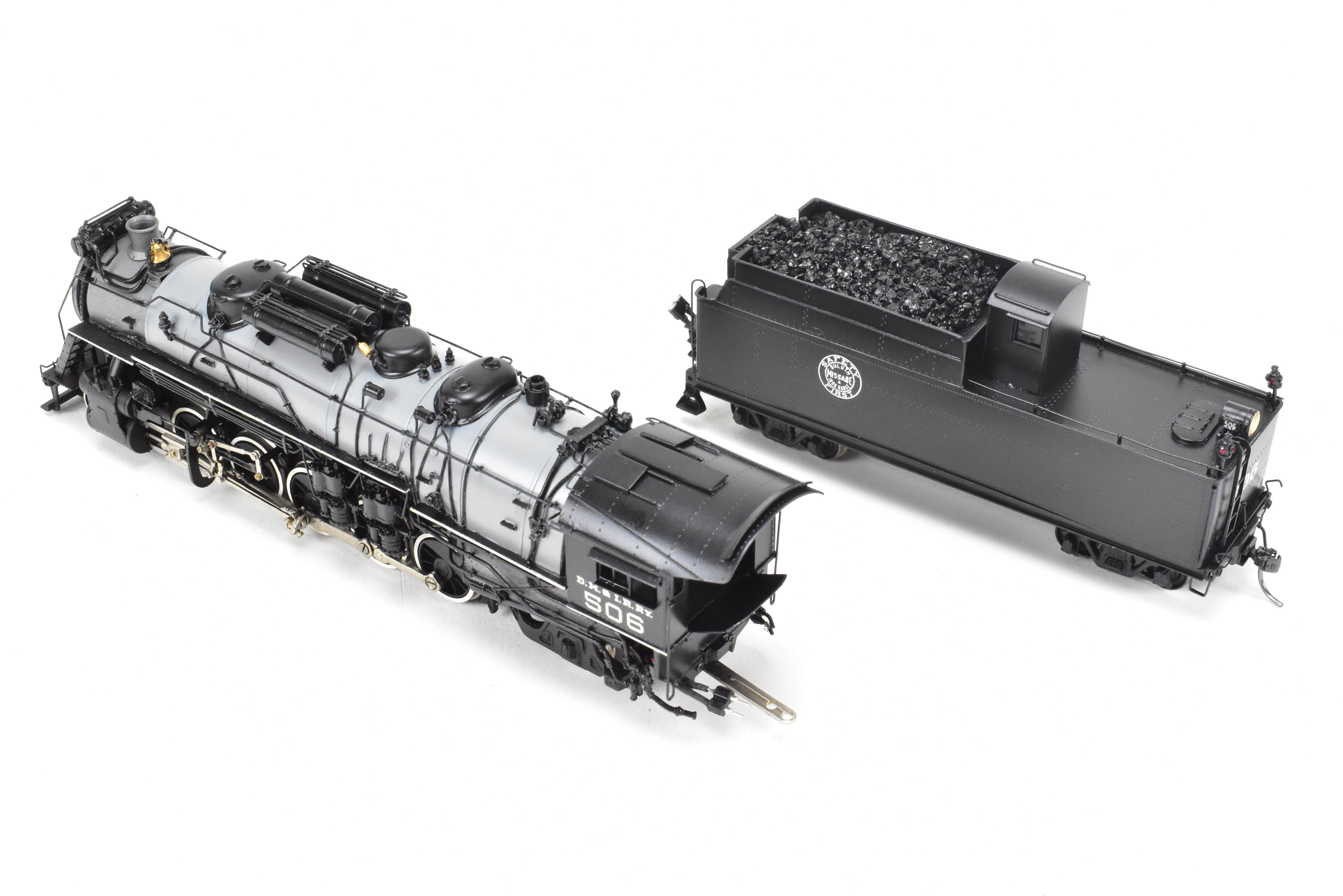HO Scale Brass Key Imports DM&IR 2-10-2 Santa Fe Class E-1 Pro Painted Locomotive No. 506