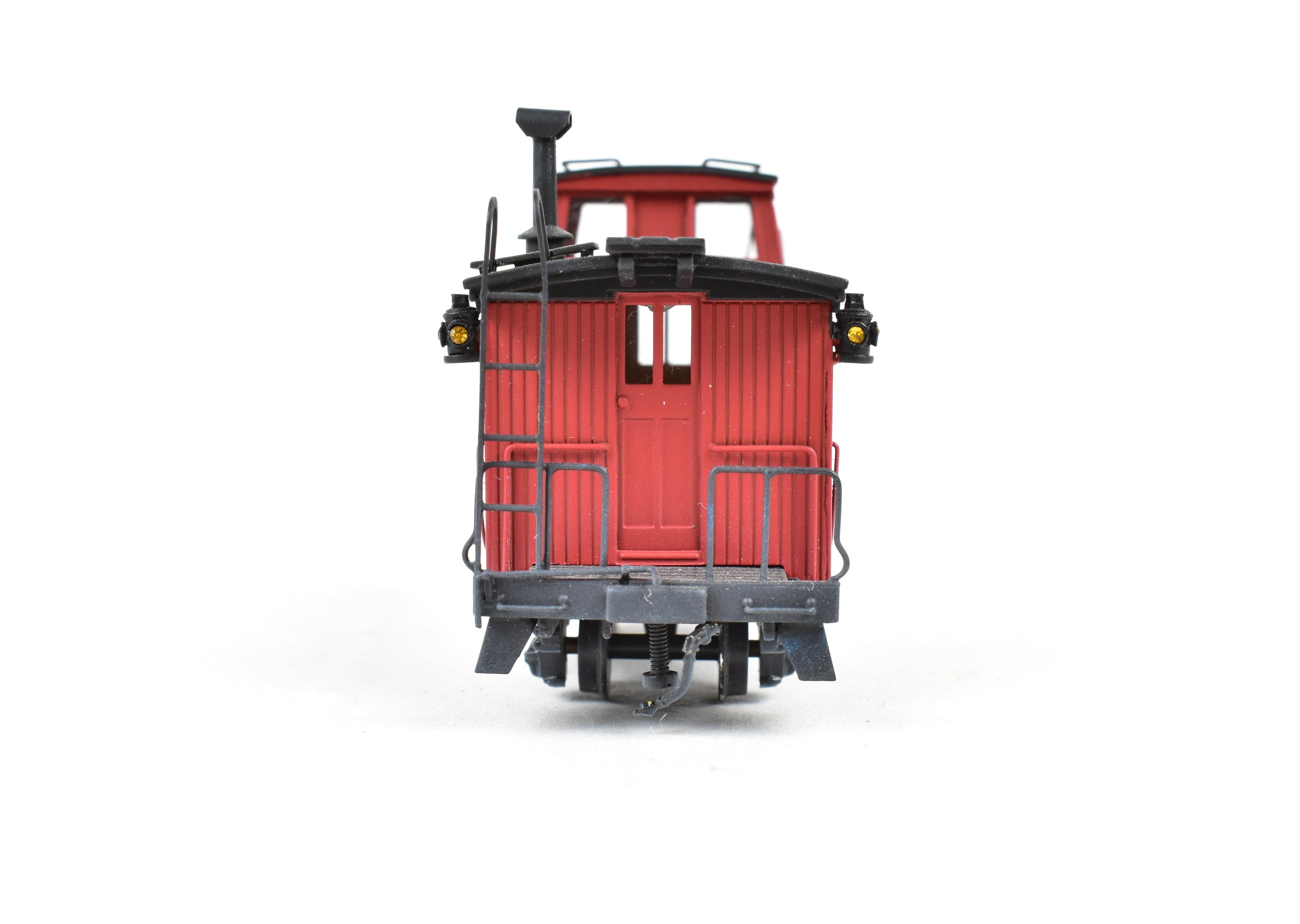 HOn3 Scale Brass Pacific Fast Mail (PFM) - United C&S - Colorado & Southern 2-Axle Custom - Painted Caboose Model #1006 for Railway Enthusiasts