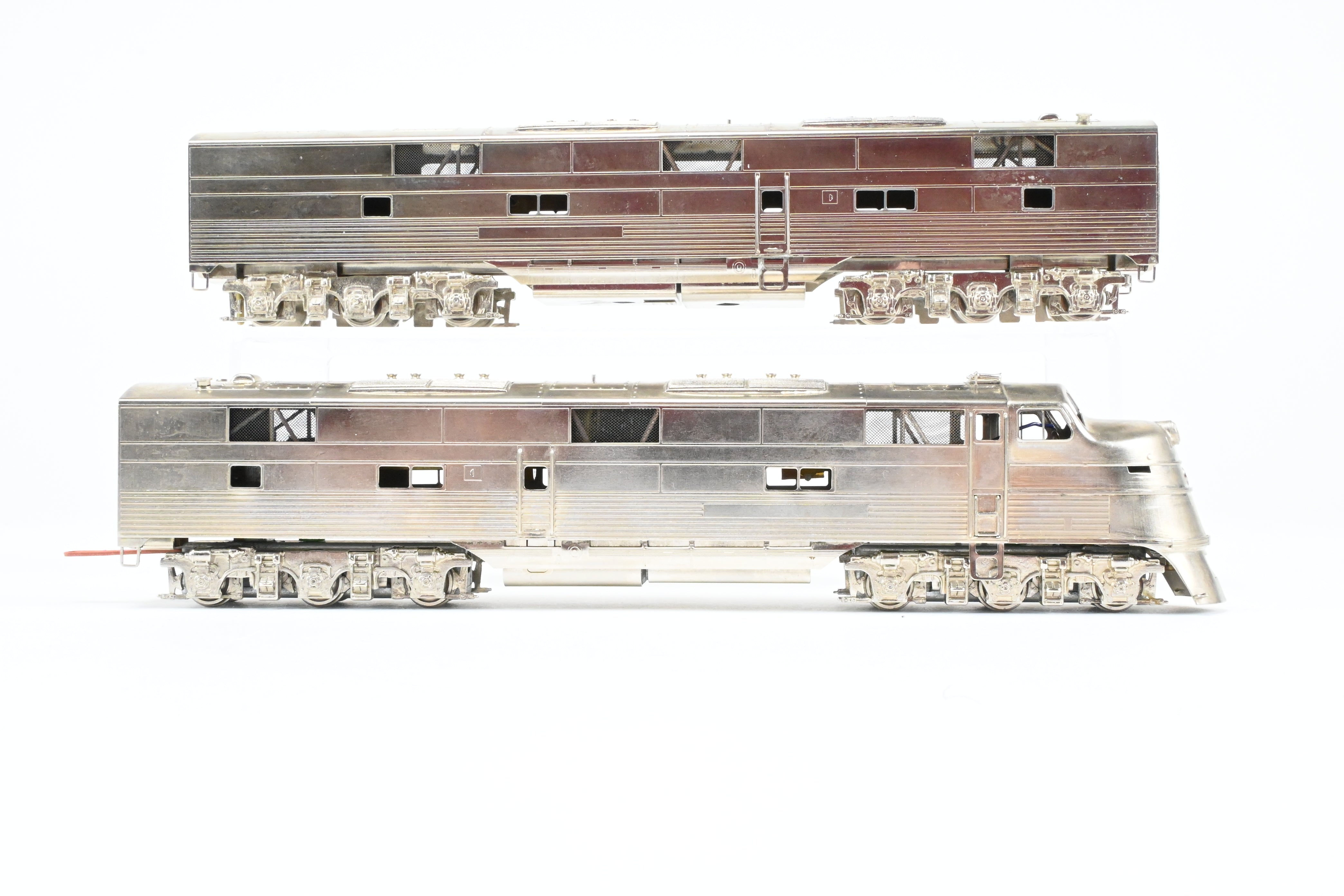 HO Scale Brass Hallmark Models CB&Q Burlington Route EMD E5A/B Powered Set