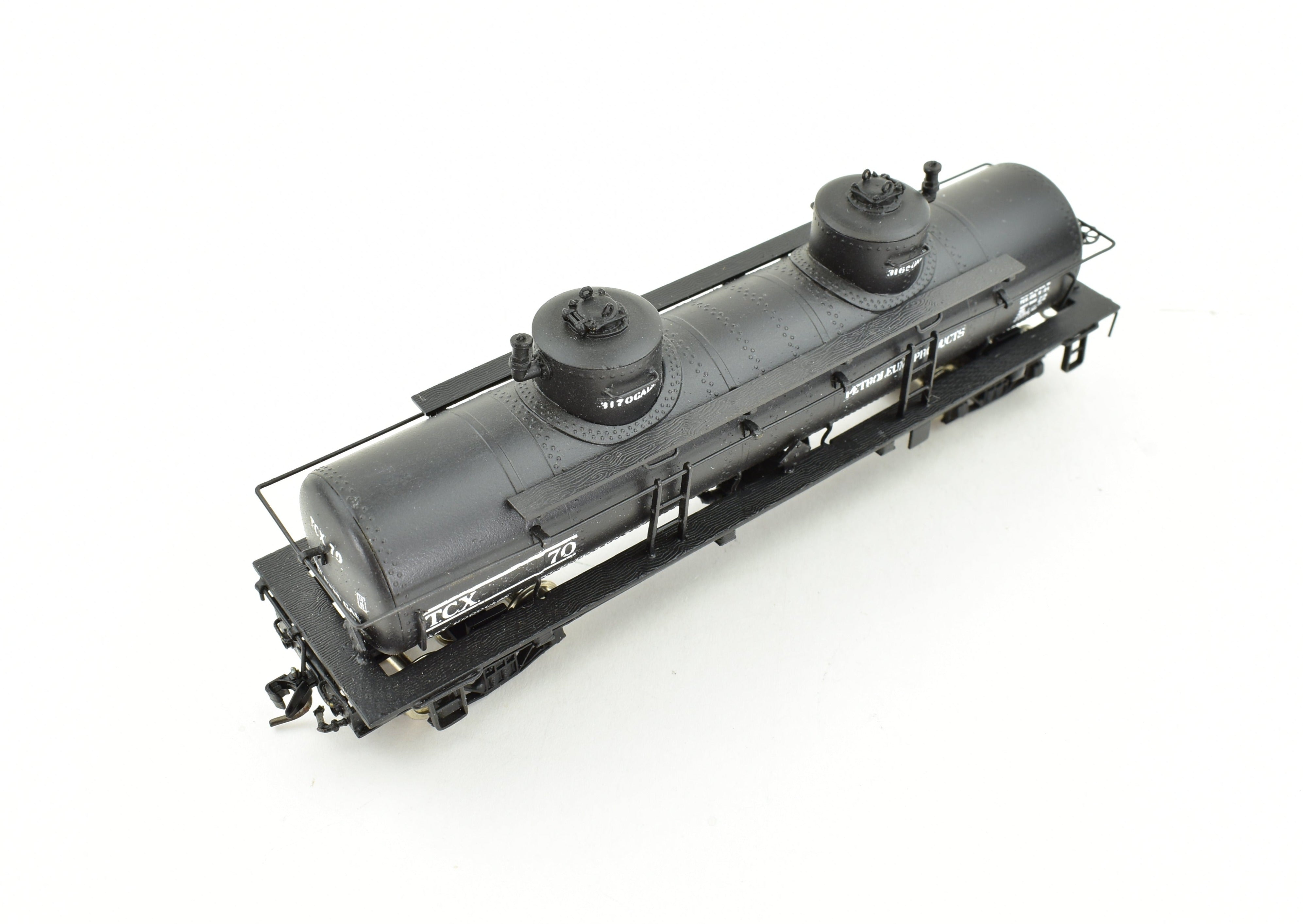 HOn3 Custom Painted Brass Texaco Oil Bunker Tank Car TCX #70 by Westside Model Co.