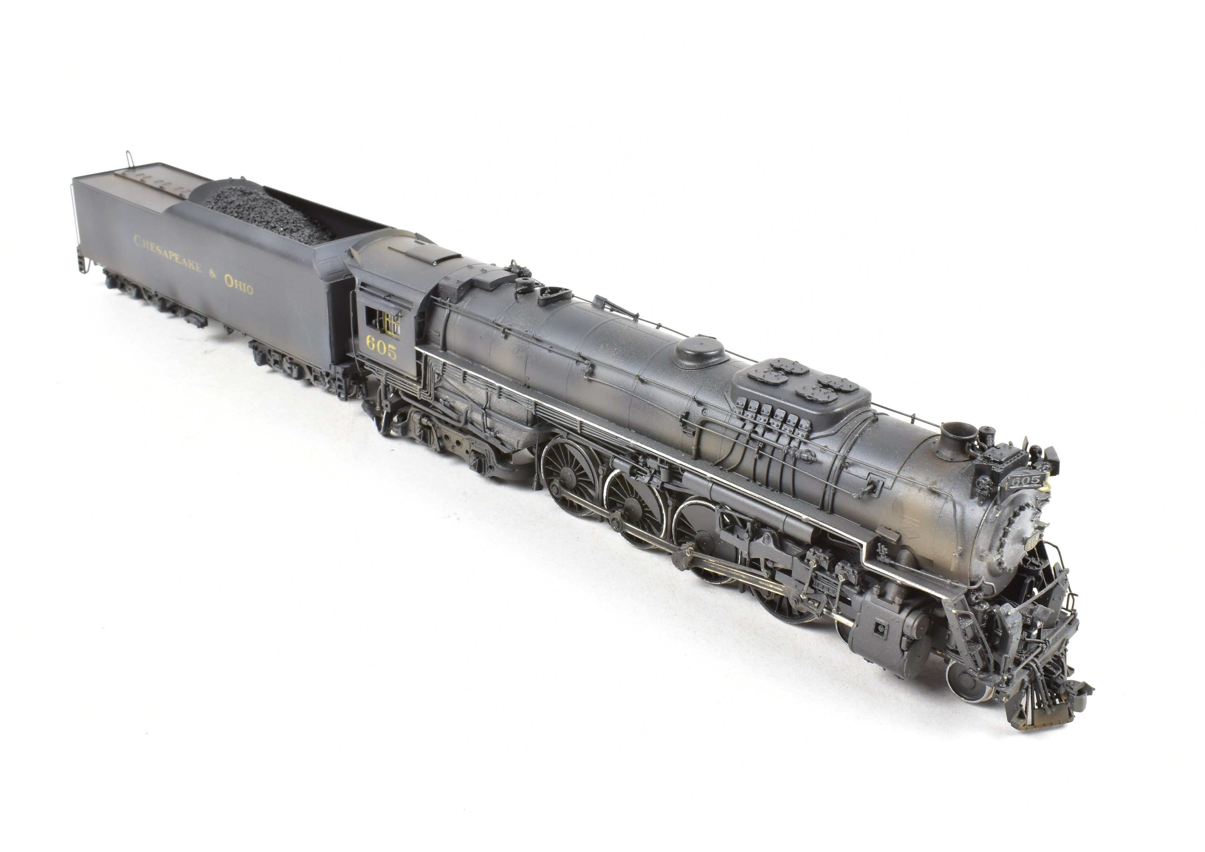 HO Custom Painted DCC & Sound C&O Chesapeake & Ohio J-3 605 Class 4-8-4 Brass Key Import