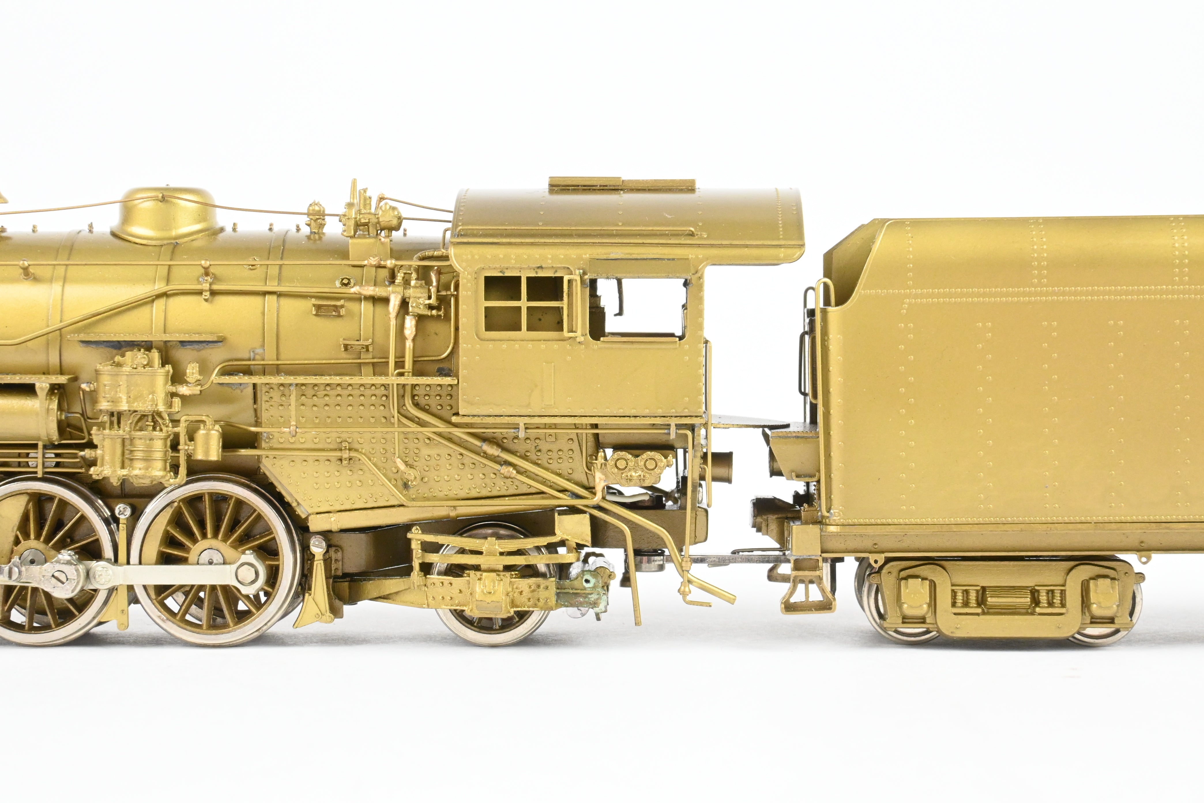 High - Quality HO Scale Brass Key Imported Steam Locomotive from NYC - New York Central #1594 H - 5s Class 2 - 8 - 2 Mikado Model