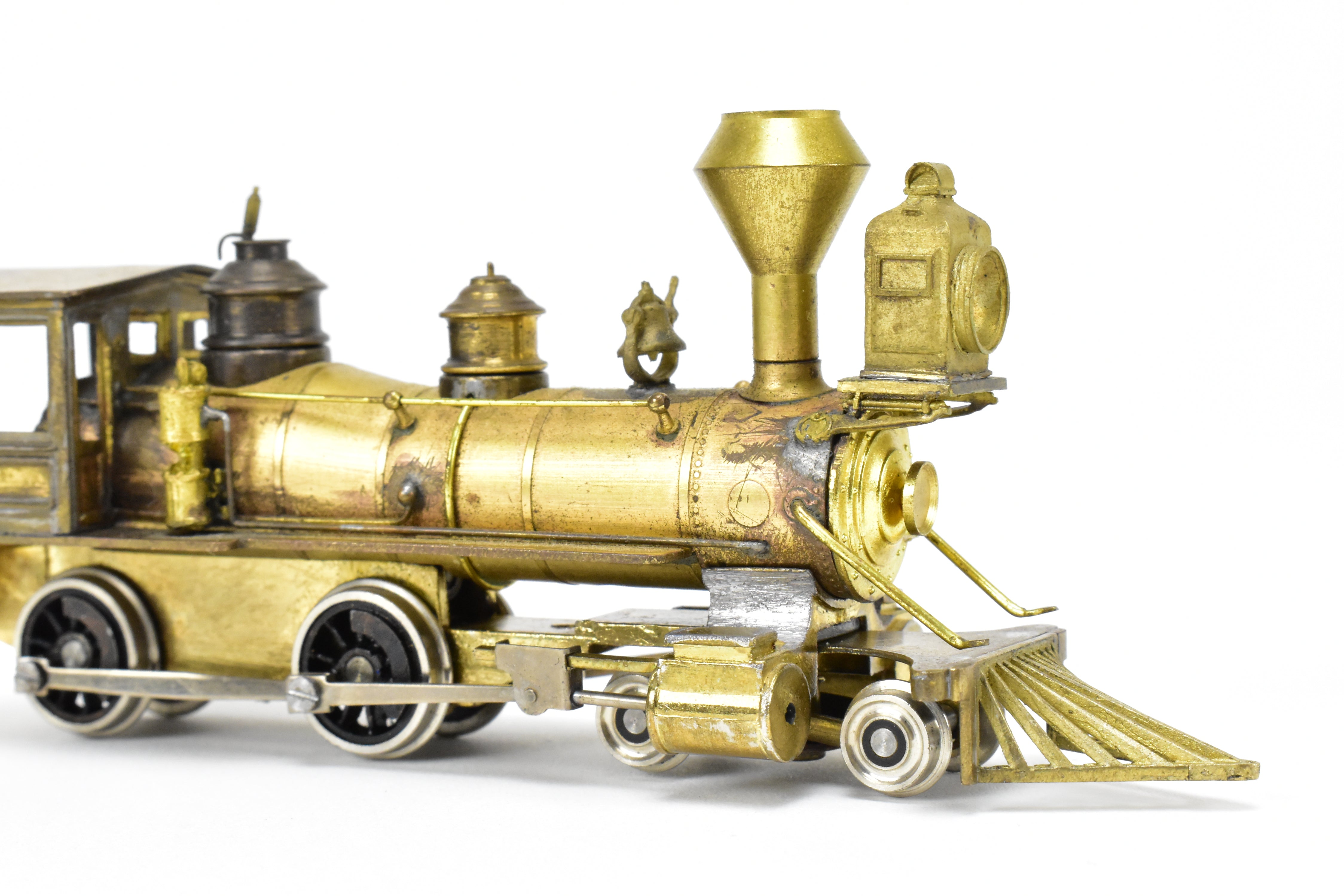 HOn3 Scale Brass American 4-4-0 Steam Locomotive by Far East Distributors (FED) Circa 1880 with Modified Details