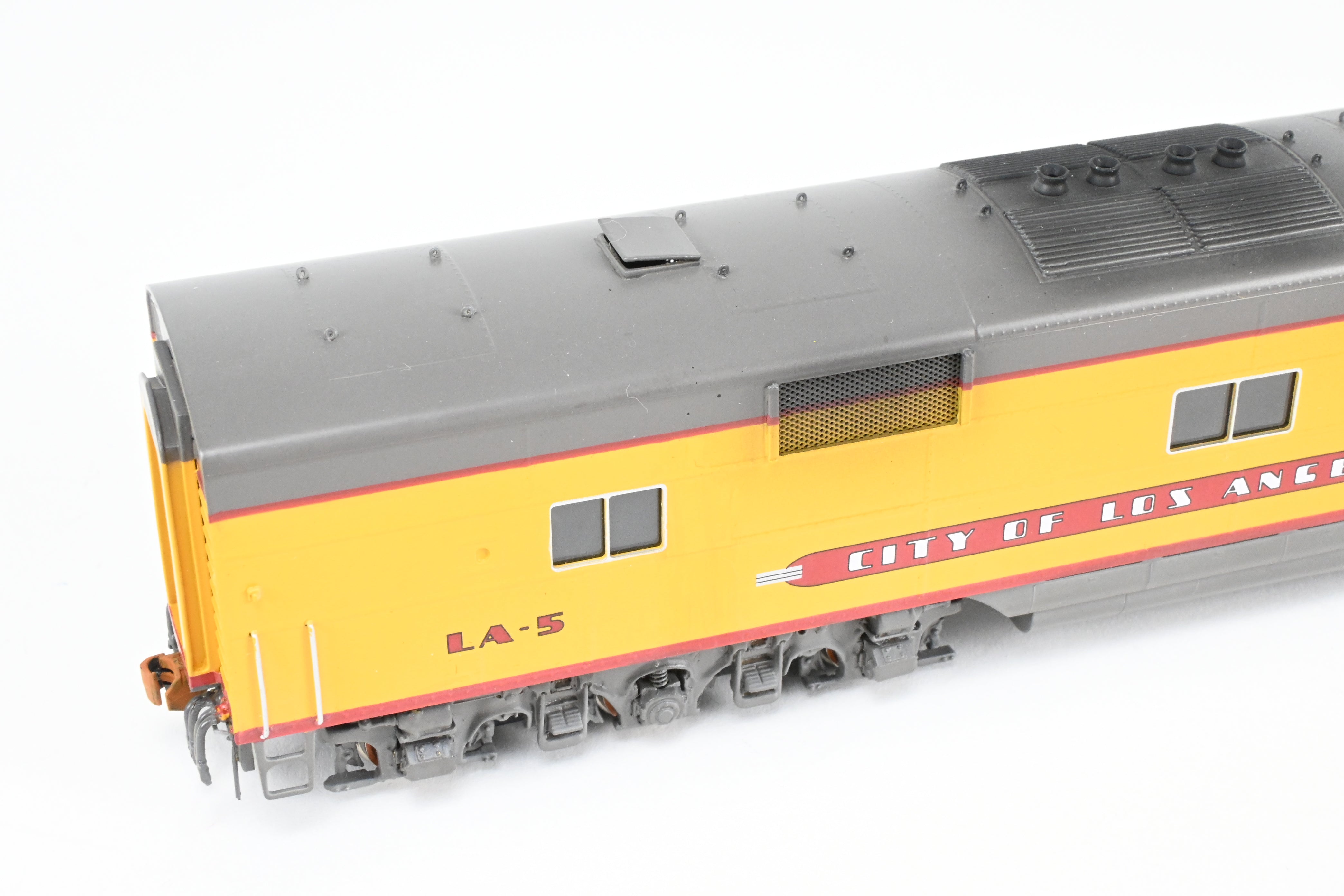 HO Scale Brass Diesel Locomotive Set - Challenger Imports Union Pacific City of Los Angeles EMD E6 A/B/B Set with Weathering Finishing