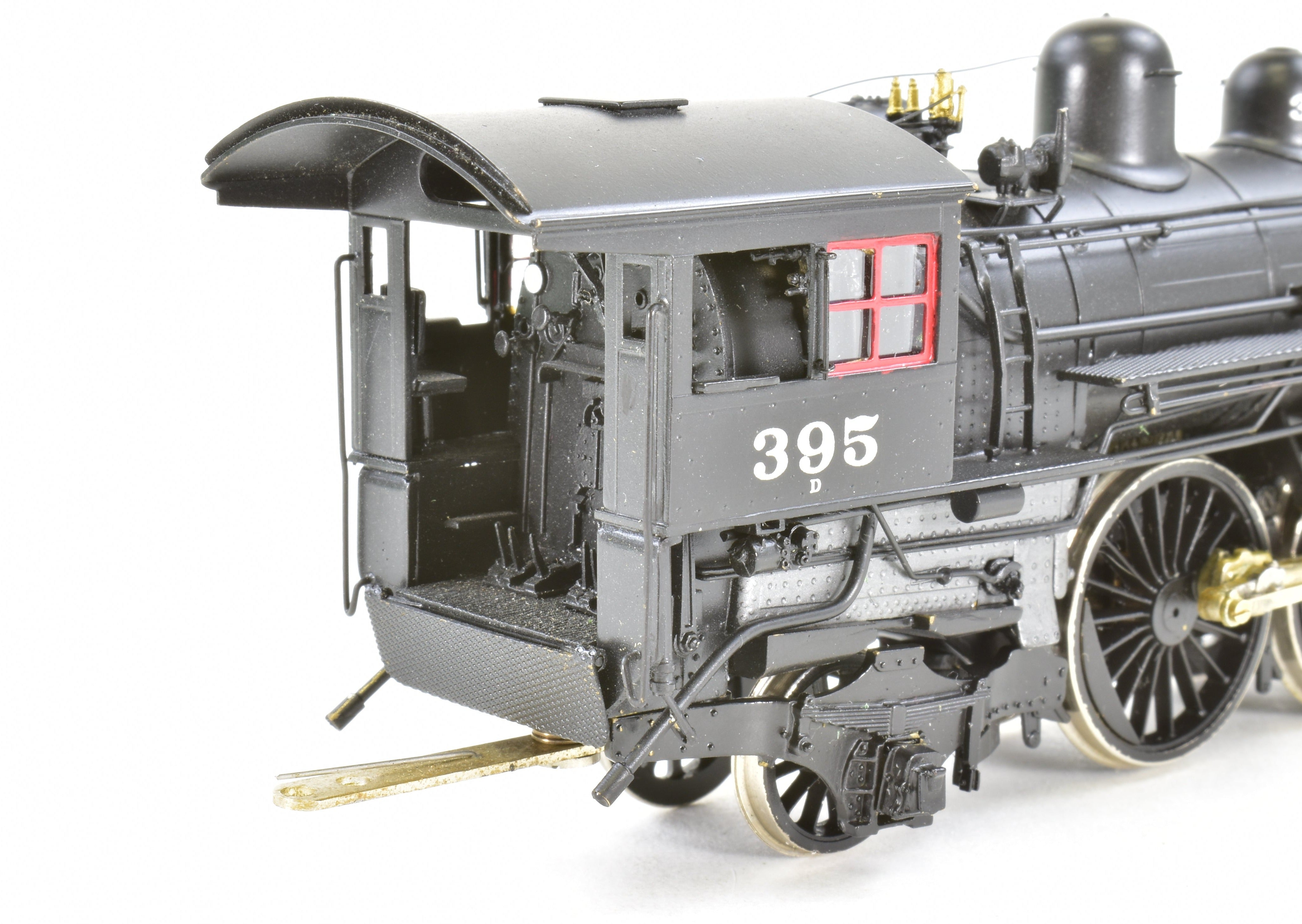 HO Scale Brass Model Train - Overland Models' Chicago & North Western D 4-4-2 Atlantic Professionally Painted Locomotive