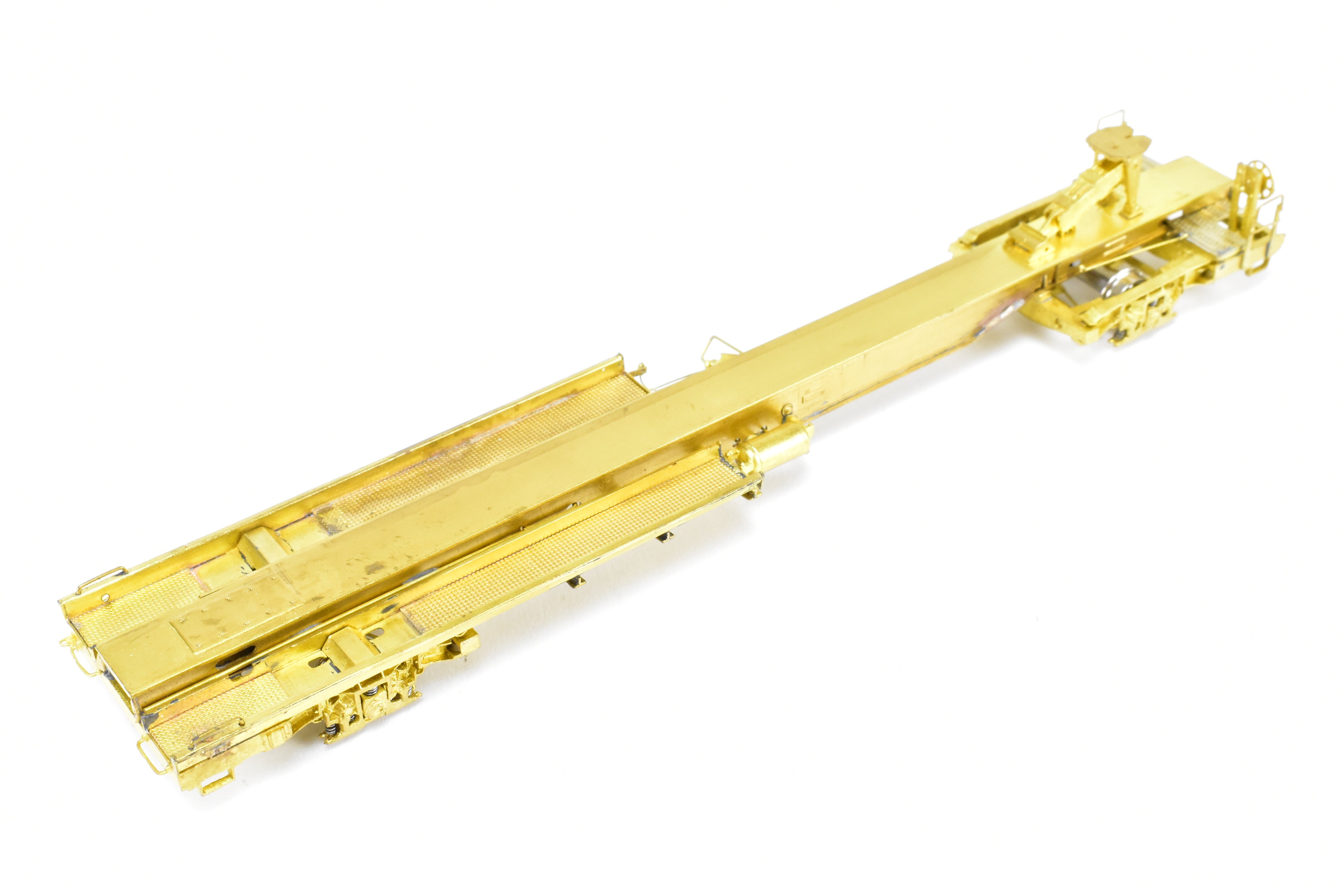 HO Scale Brass Model Railroad Car - Overland Models, Inc. (OMI) Representing Various Roads TTX - Trailer Train (TTUX) Thrall Front Runner 50' TOFC Car with National Unitruck