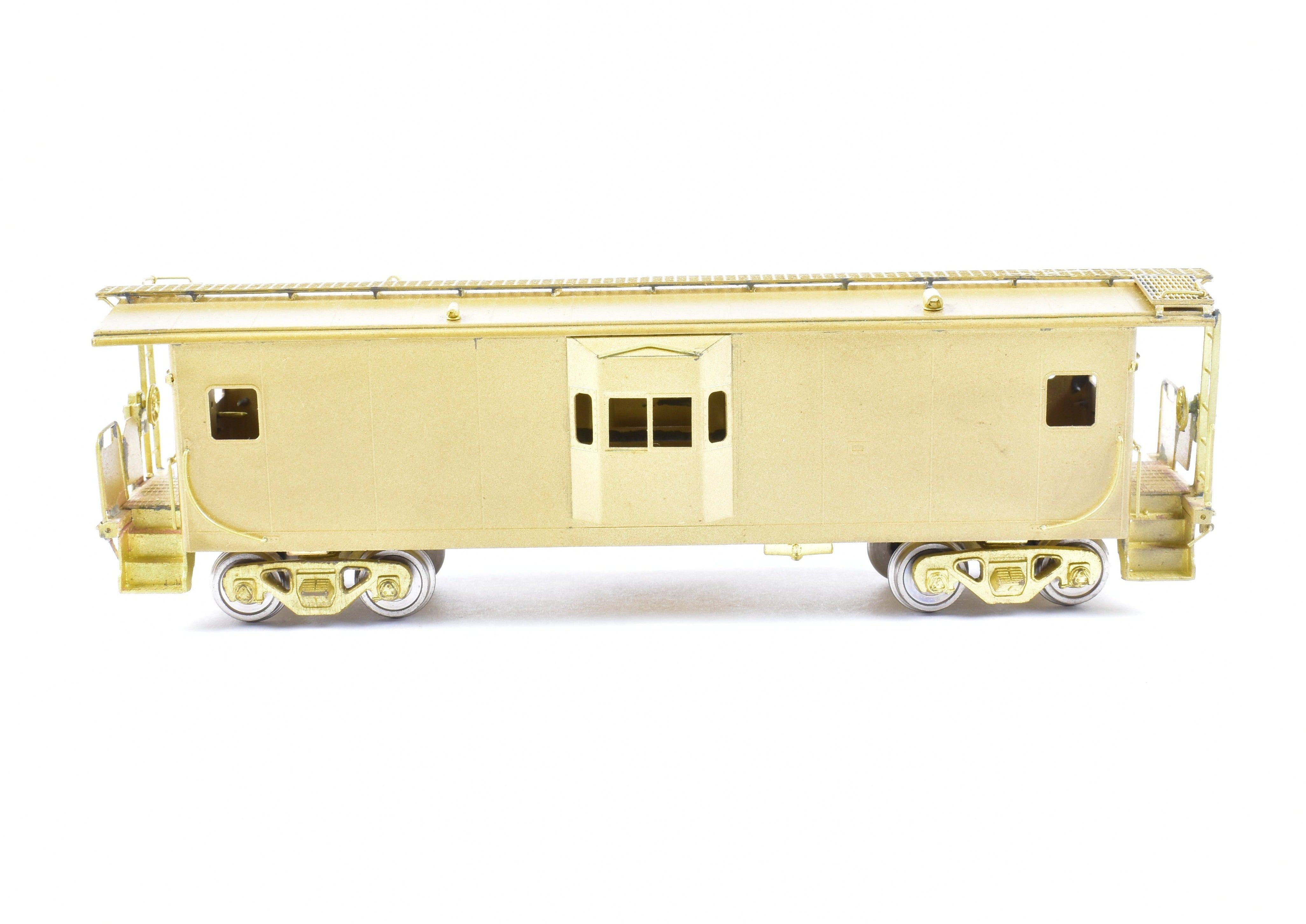 HO Scale Brass Model of the Oriental Limited Great Northern Bay Window Caboose