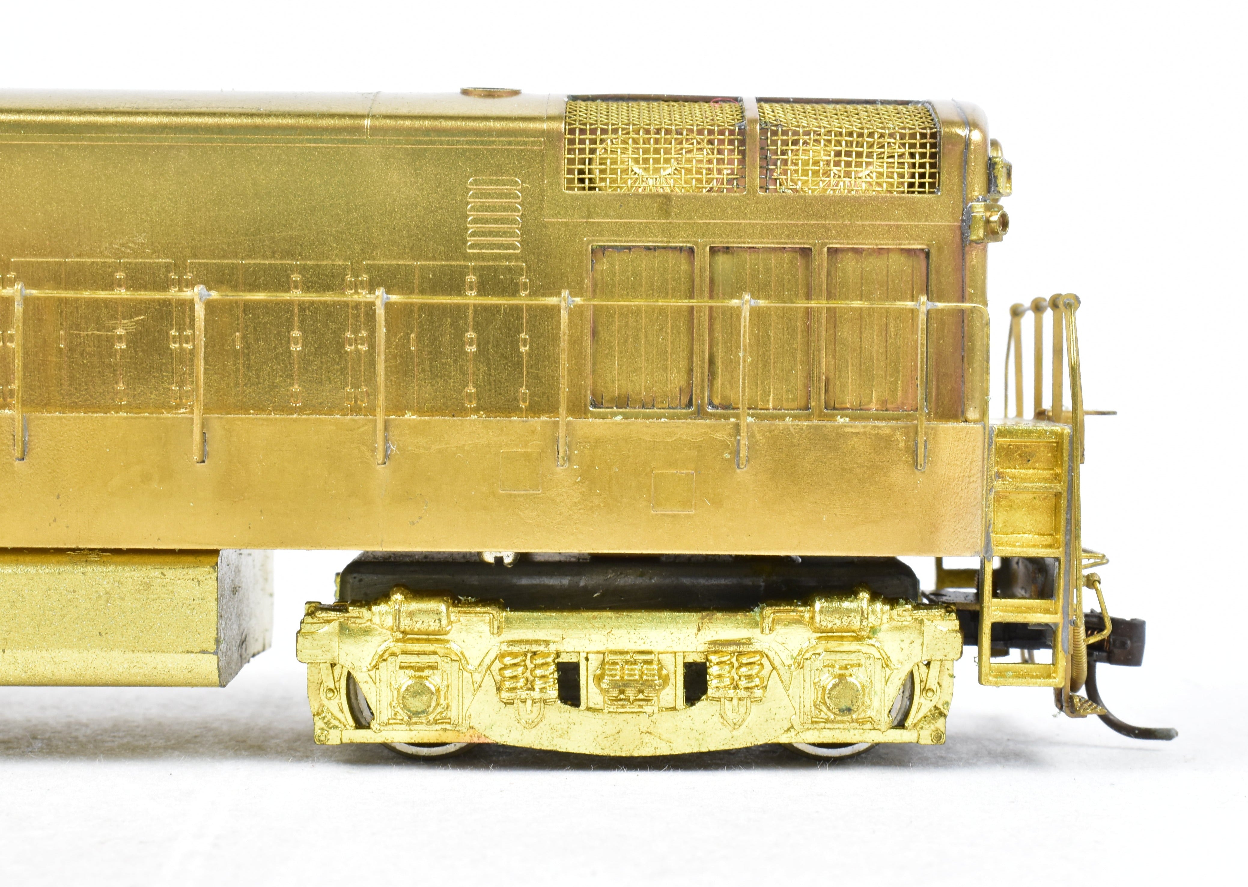 1970s HO Brass Red Ball Baby Trainmaster H-16-44 Model by Fairbanks Morse